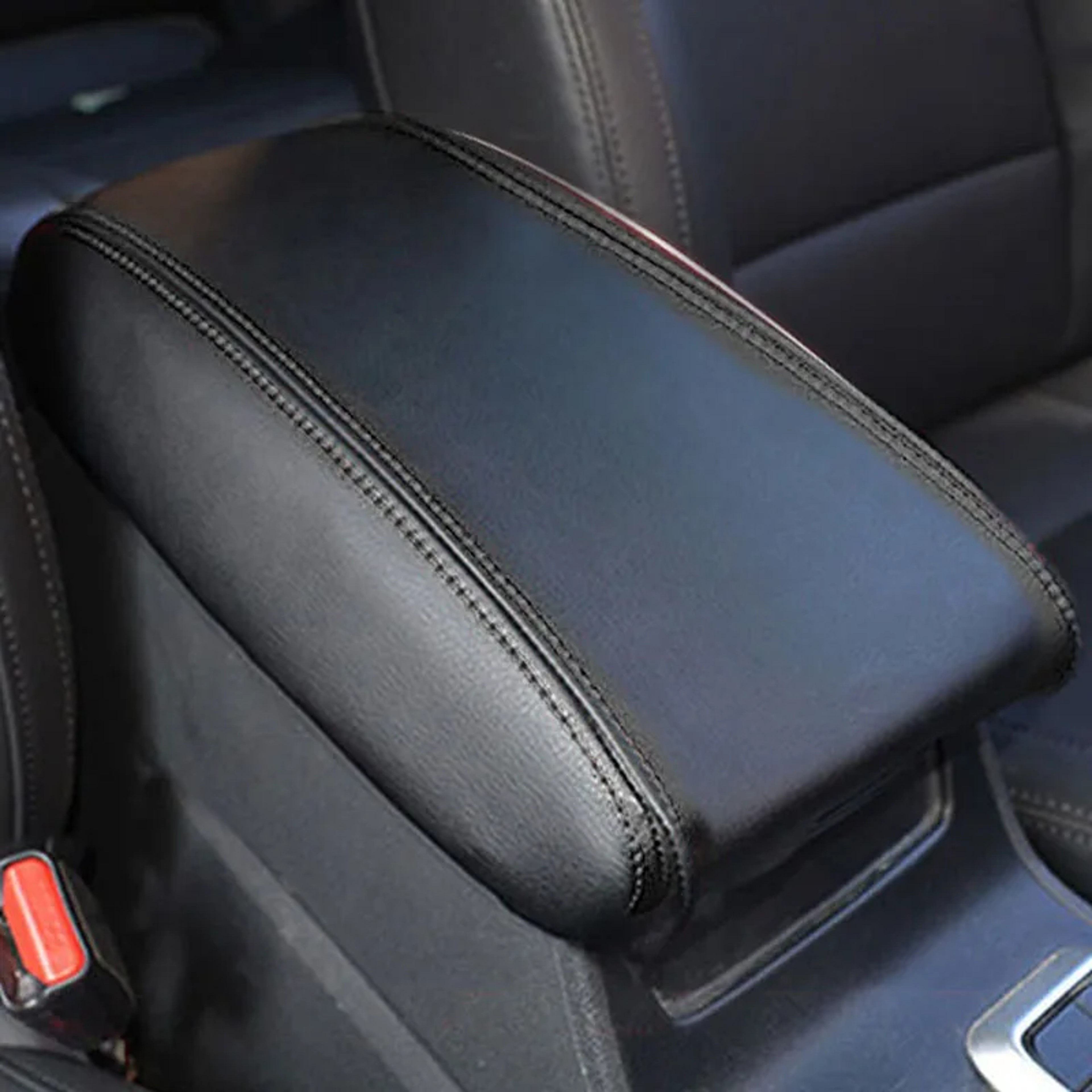 Protective PU Leather Cover, Hyundai Tucson Armrest Box, Custom Fit Interior Accessories – view 1