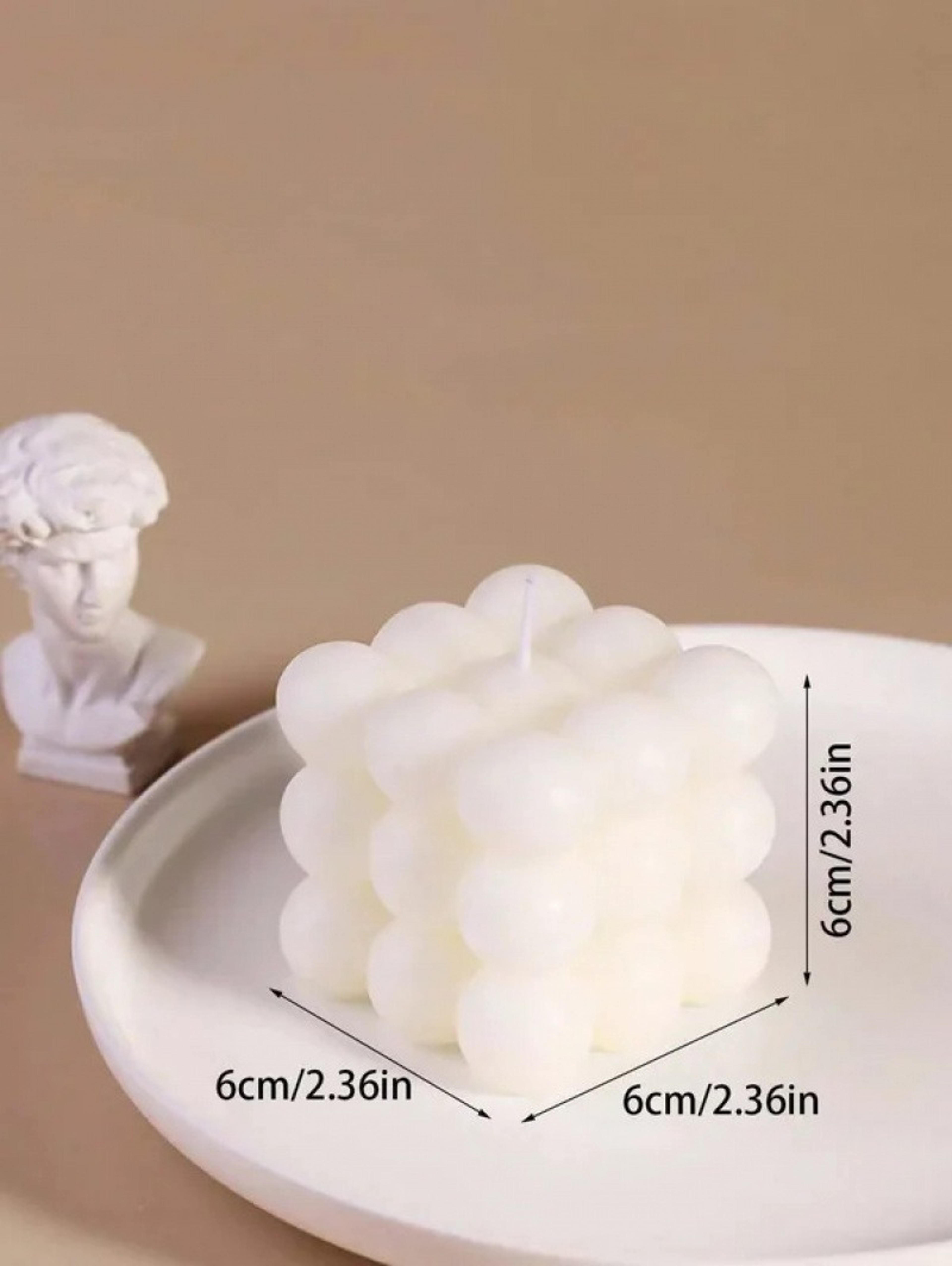 Creative Ball Shaped Soy Wax Candle Magic Cube Aromatherapy Gift Handmade Wedding Favor High End De 2