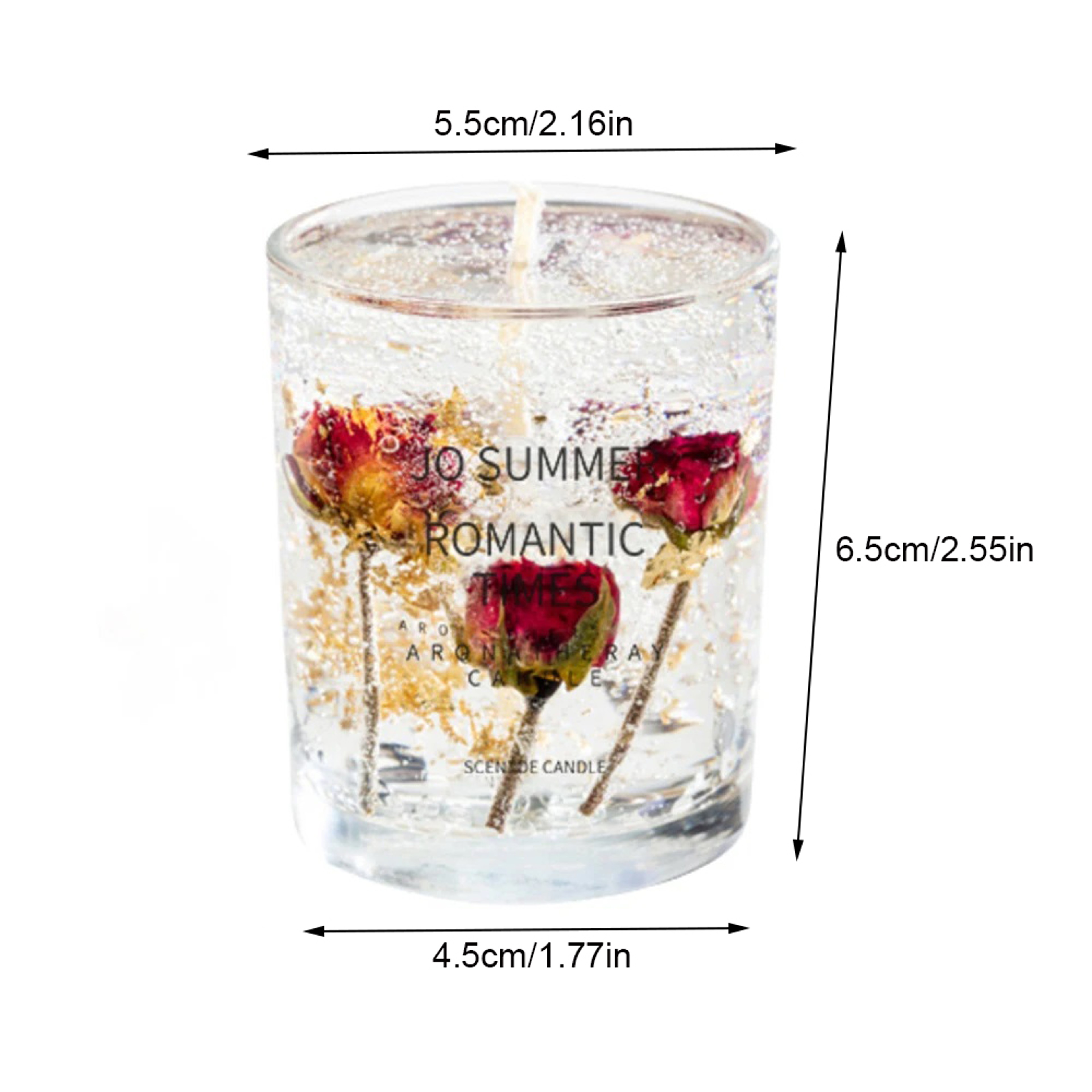 Aromatherapy Scented Candle Smokeless Soybean Wax Candle Gift For Wedding Birthday Christmas Home D 1