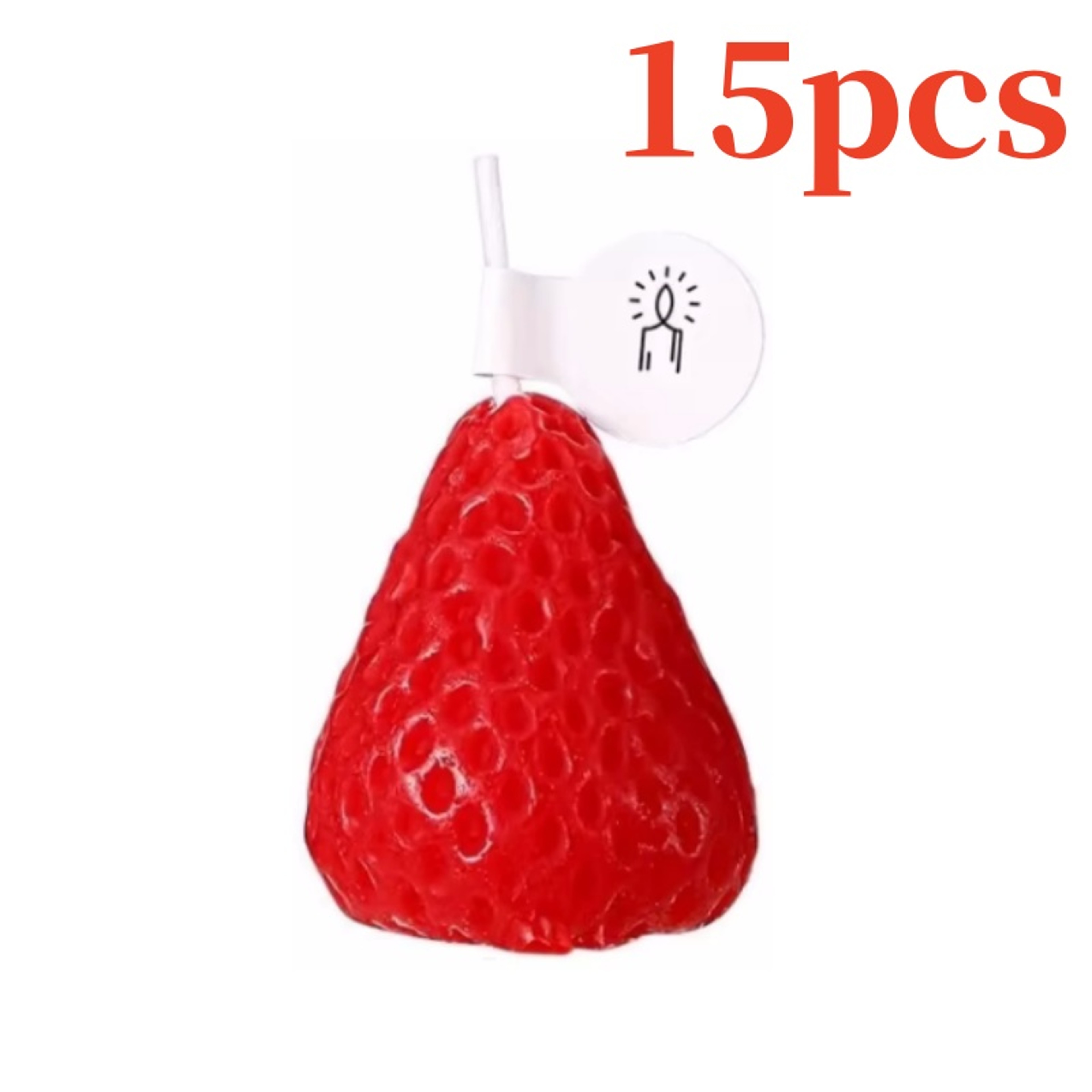 Handmade Strawberry Scented Candle, Fruit Aroma Soy Wax, Valentine's Day Decoration and Birthday Gifts – view 10