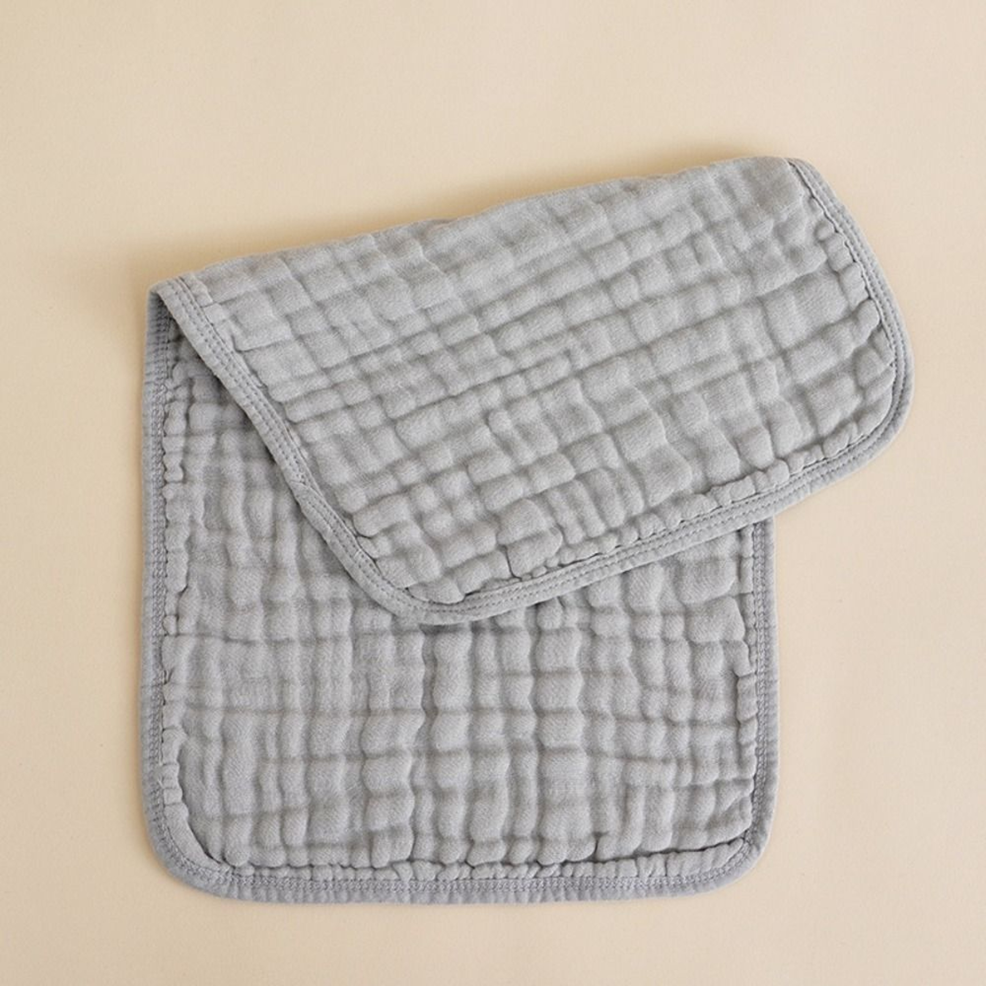 Large, Multicolor Burp Cloths, Layer Cotton Muslin, Breathable Hand Washcloths for Babies – view 12