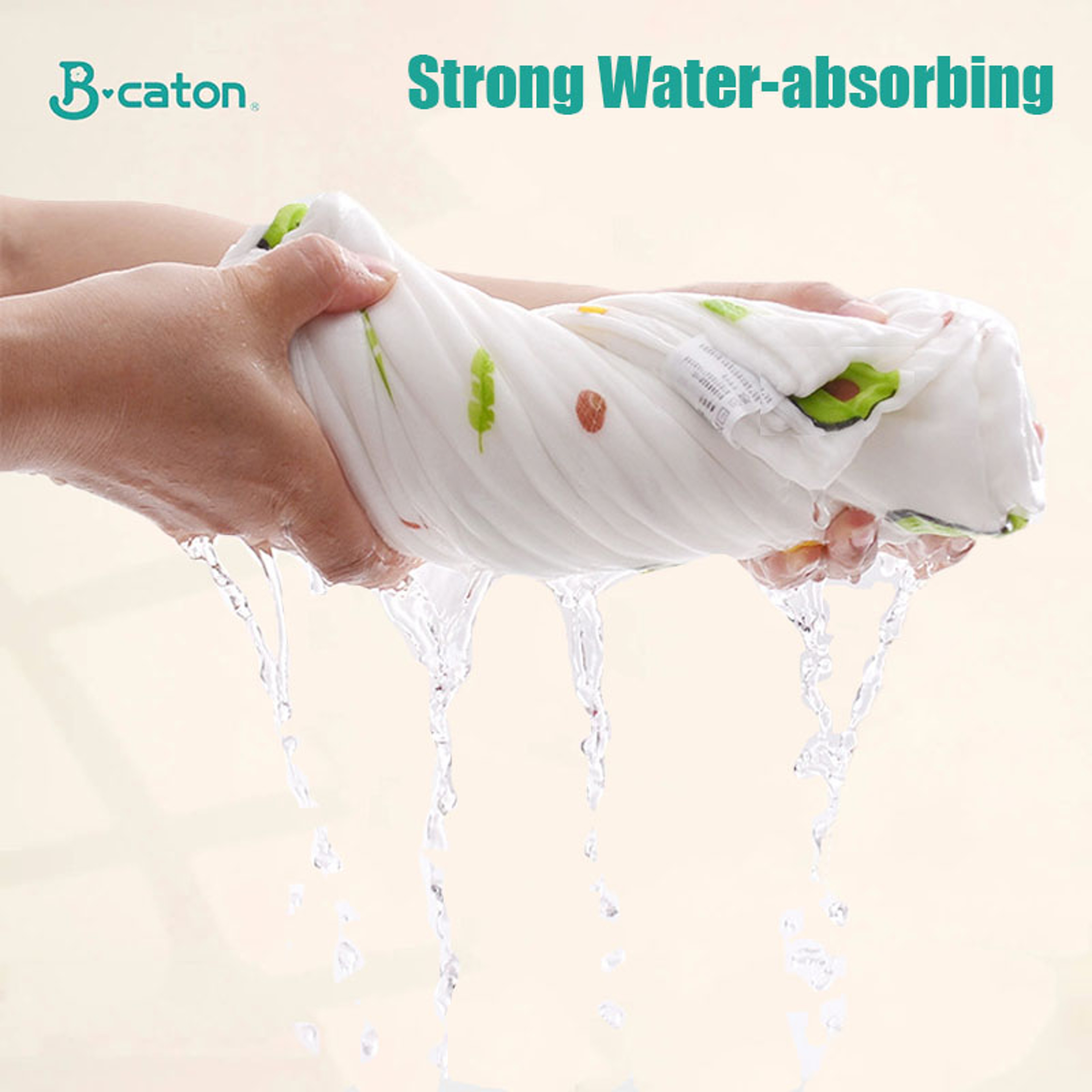 Gauze Baby Bath Towel, Cotton, Newborn Swaddle, Hooded Bathrobe, and Washcloth Set for Infants, Boys, and Girls – view 5