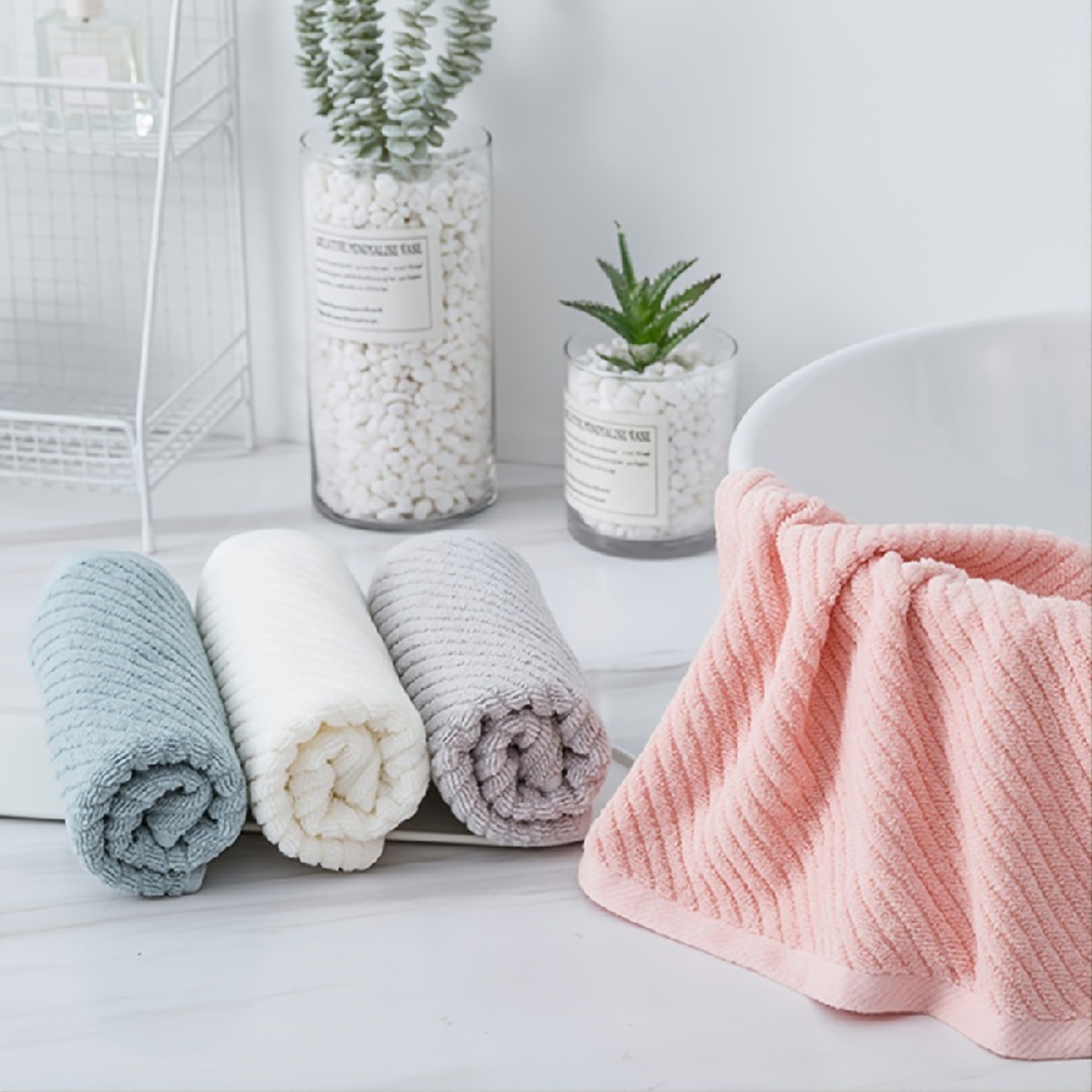 Soft Absorbent Towel Quick Dry Hand Towel For Face Wash Children And Adults 3