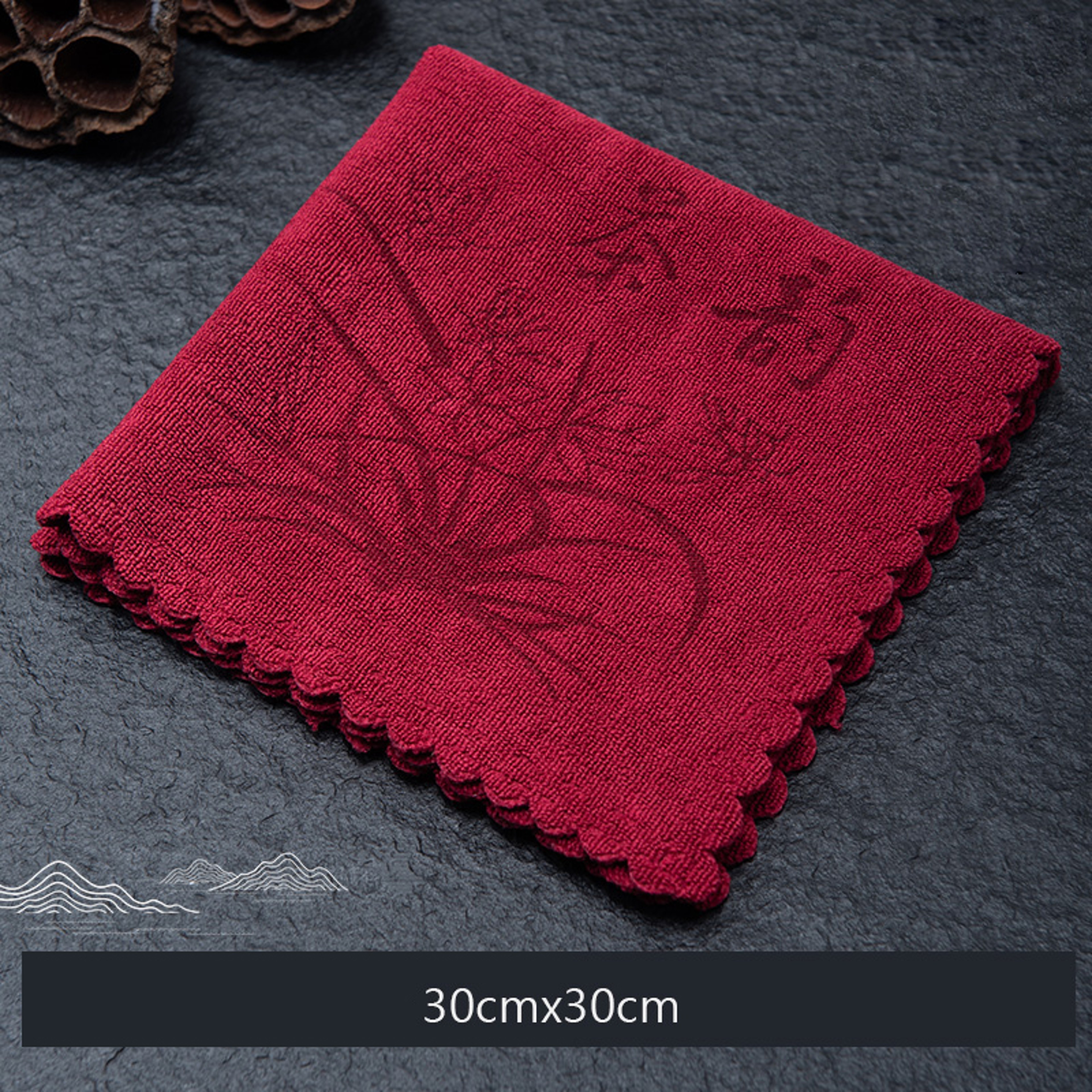 Portable Kitchen Tea Towel, Absorbent Coffee Towel, Dry Handkerchief for Tourist Hotels – view 10