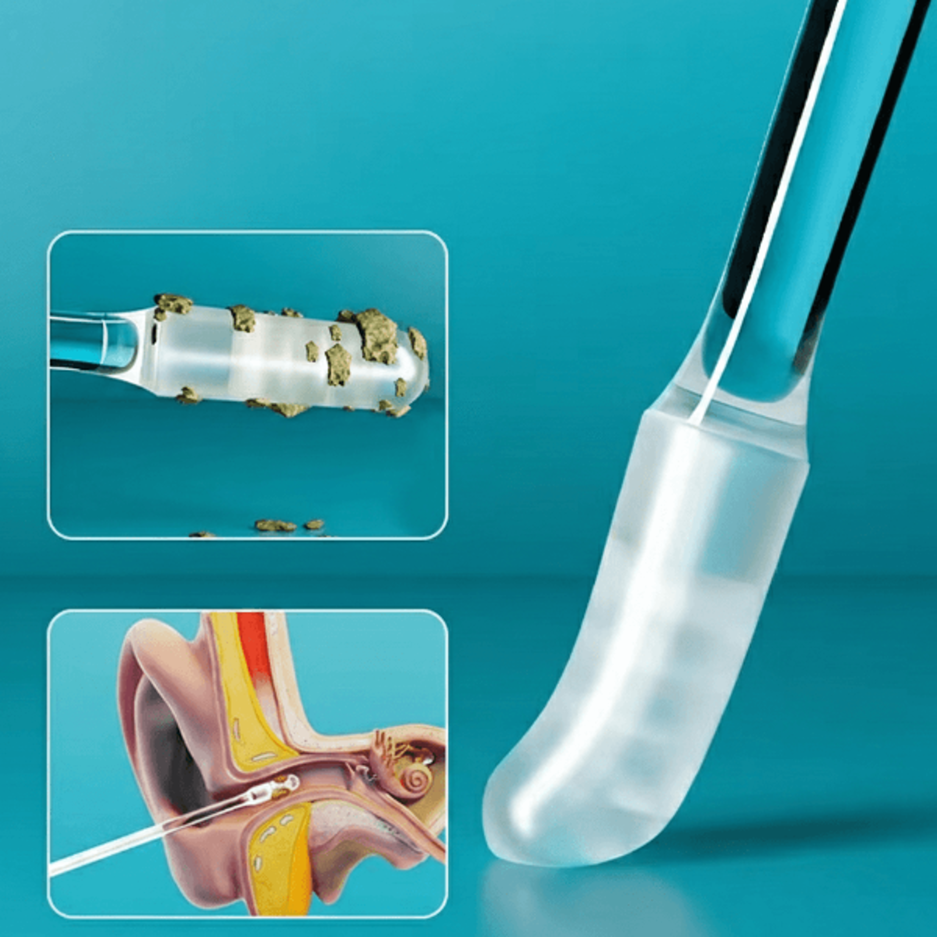 Professional Disposable Silicone Ear Wax Remover Sticky Ear Pick Reusable Adhesive Ear Cleaner for