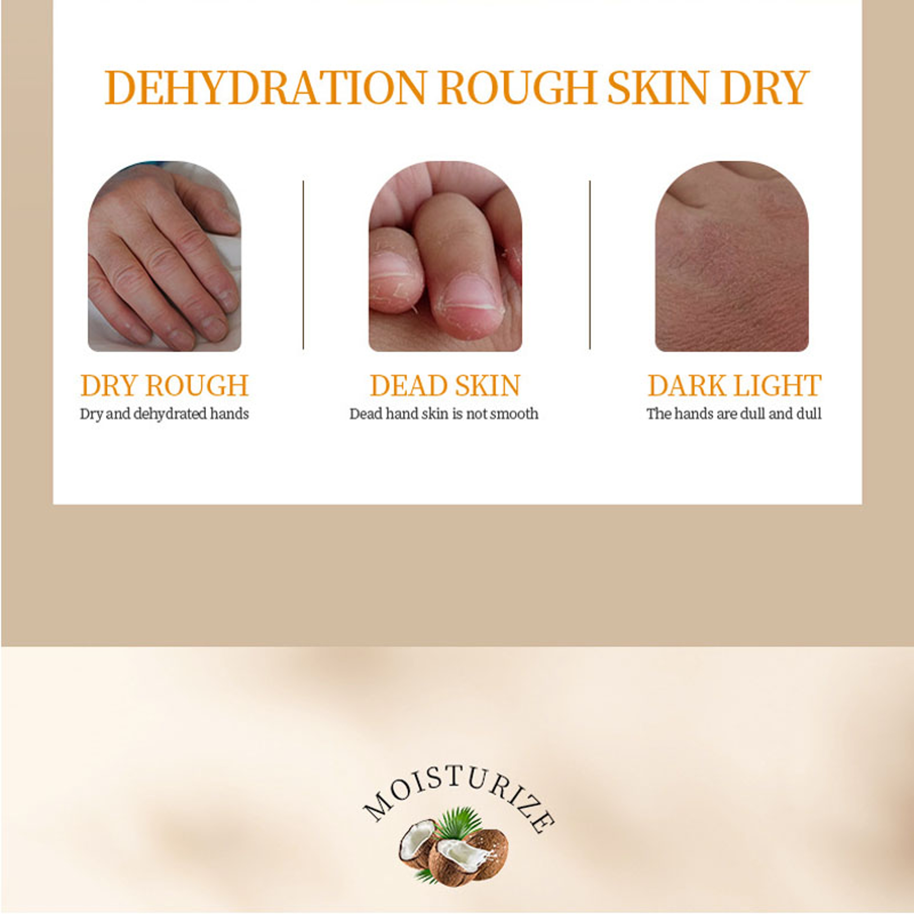 Coconut Hand Cream Moisturizing Nourishing  Firming For Soft Hands 1
