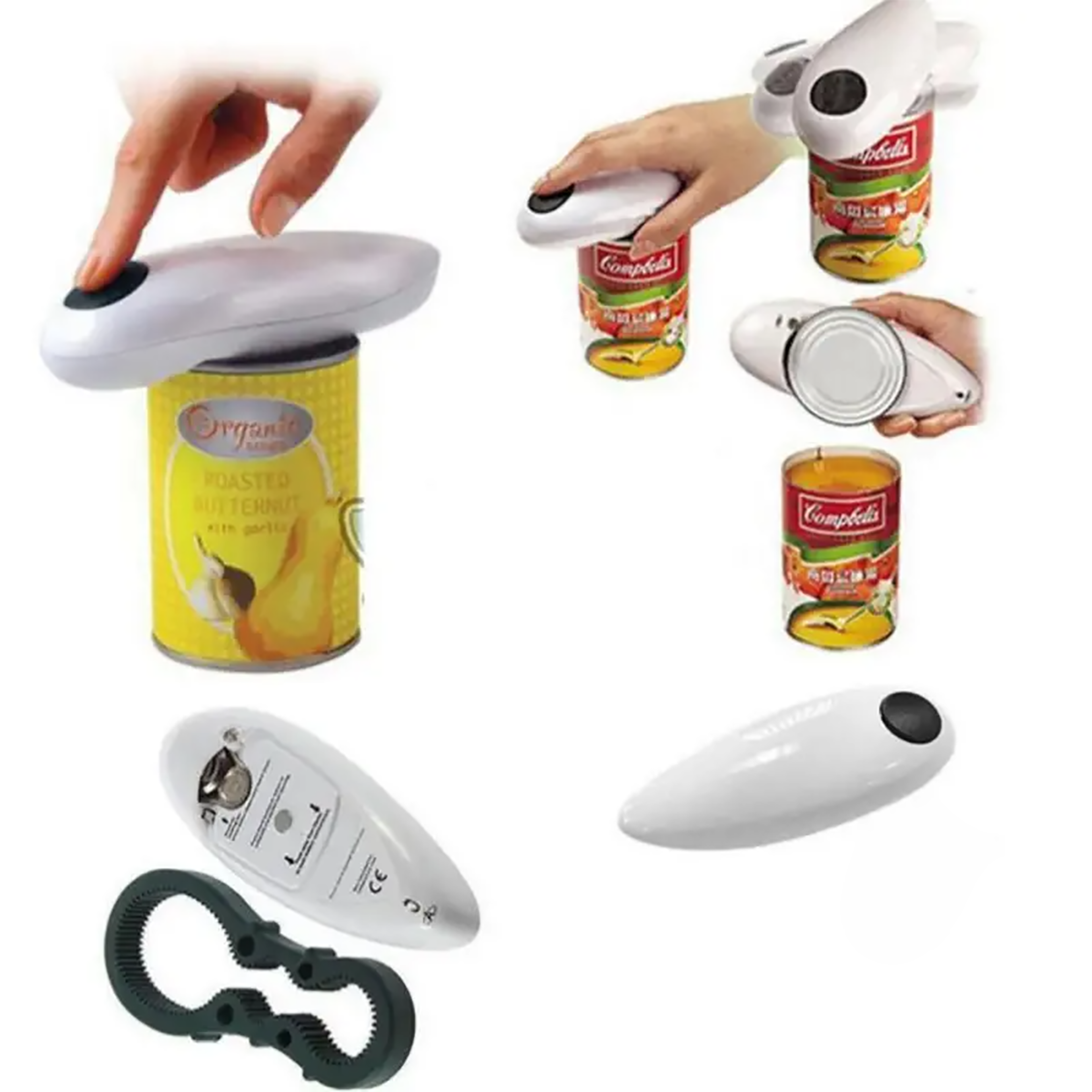 Electric Can Opener Easy to Use with Bottle Opener Complimentary – view 4