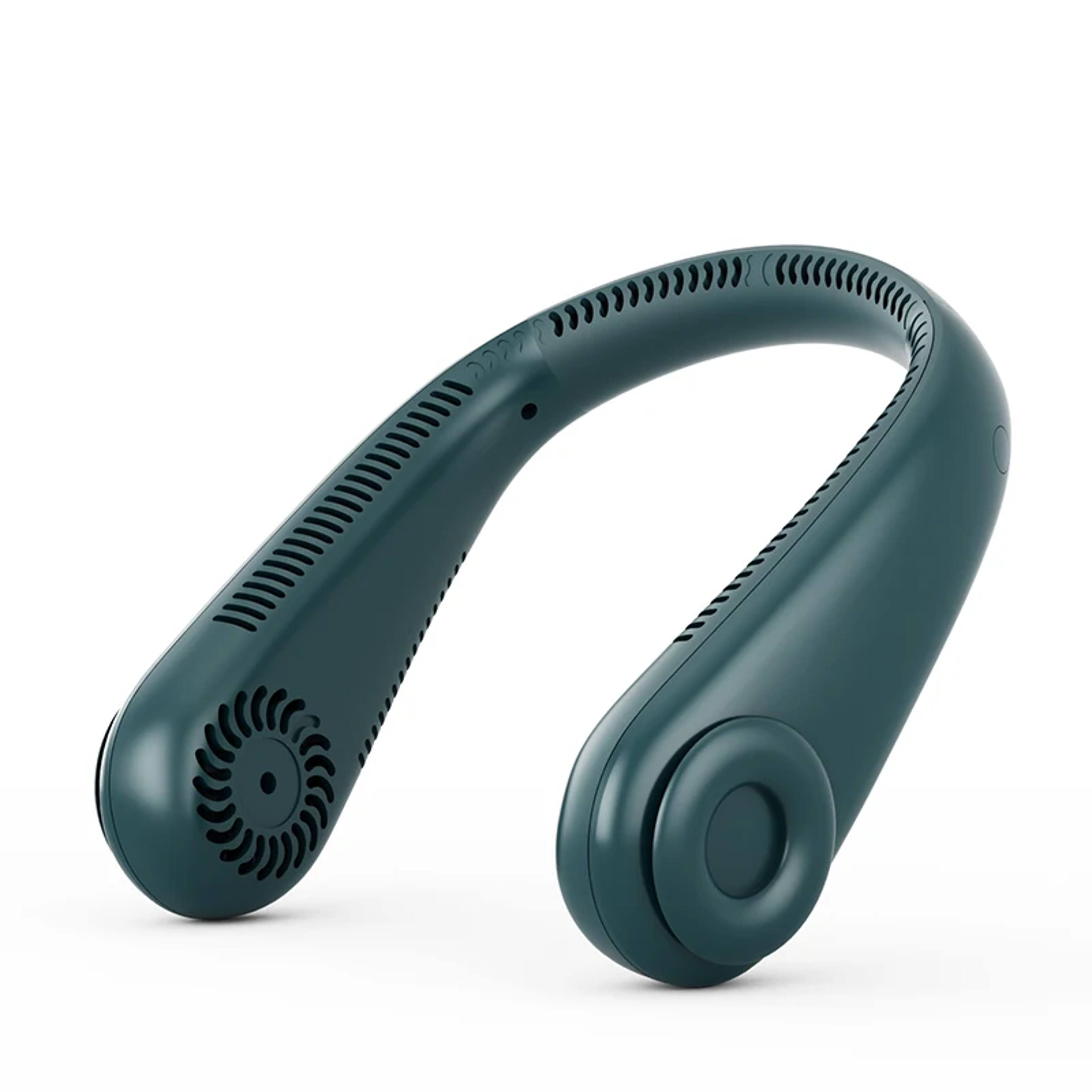 Portable USB Rechargeable Hands Free Bladeless Neck Fan Power Bank For Outdoor Travel Sports Home O 6