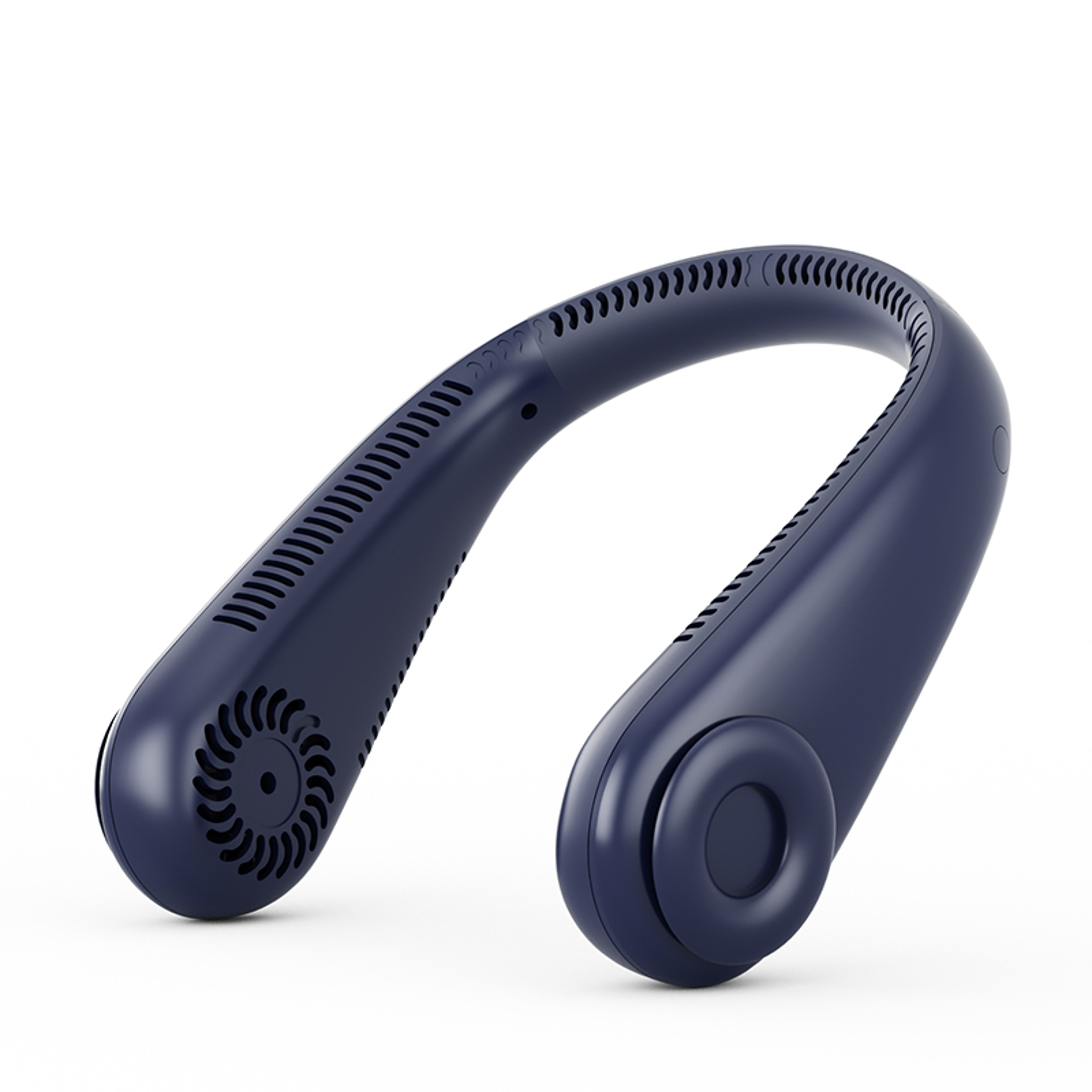 Portable USB Rechargeable Hands Free Bladeless Neck Fan Power Bank For Outdoor Travel Sports Home O 7