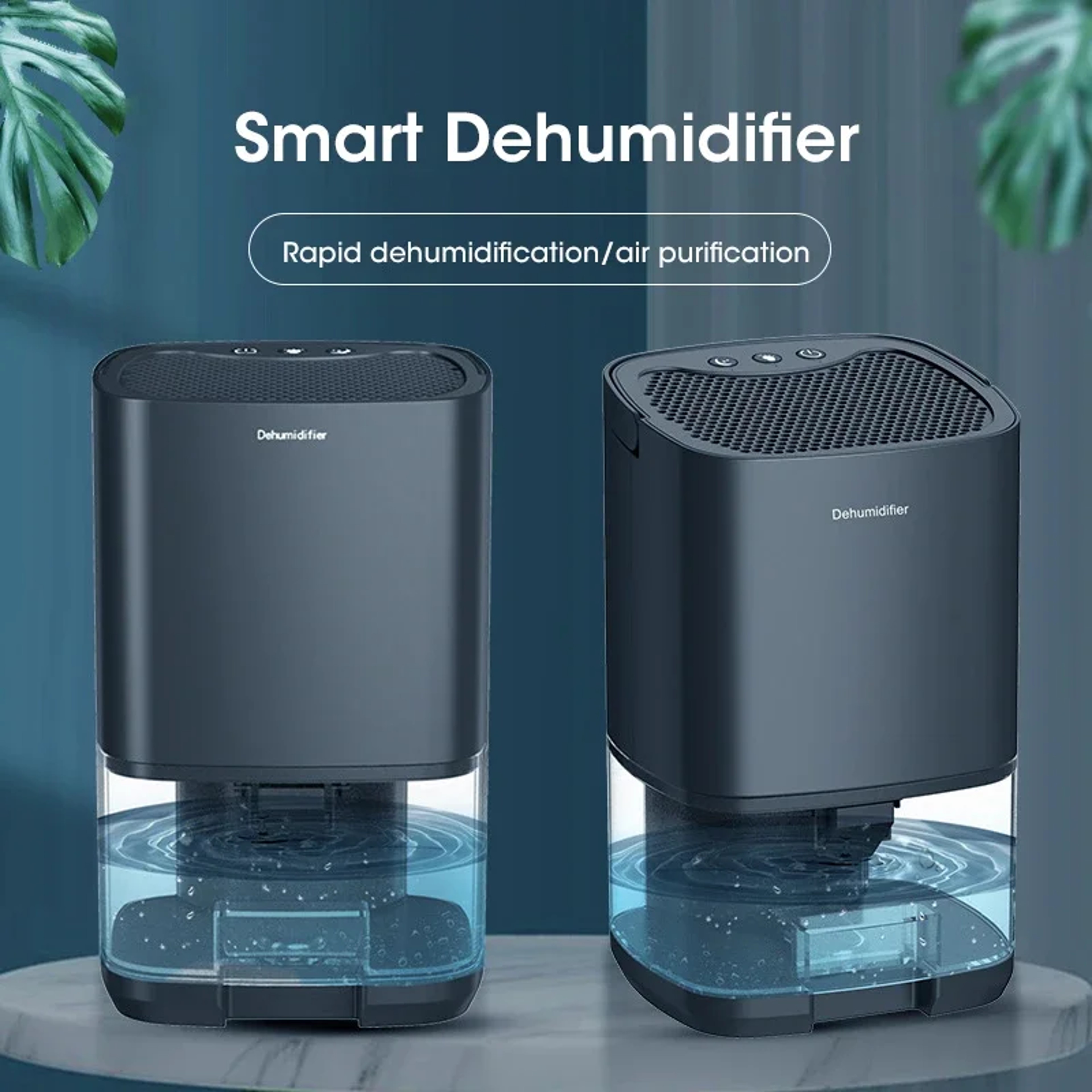 Smart Mini Dehumidifier Household Air Filter Silent Bedroom Office Moisture Absorption Small Deodor 1