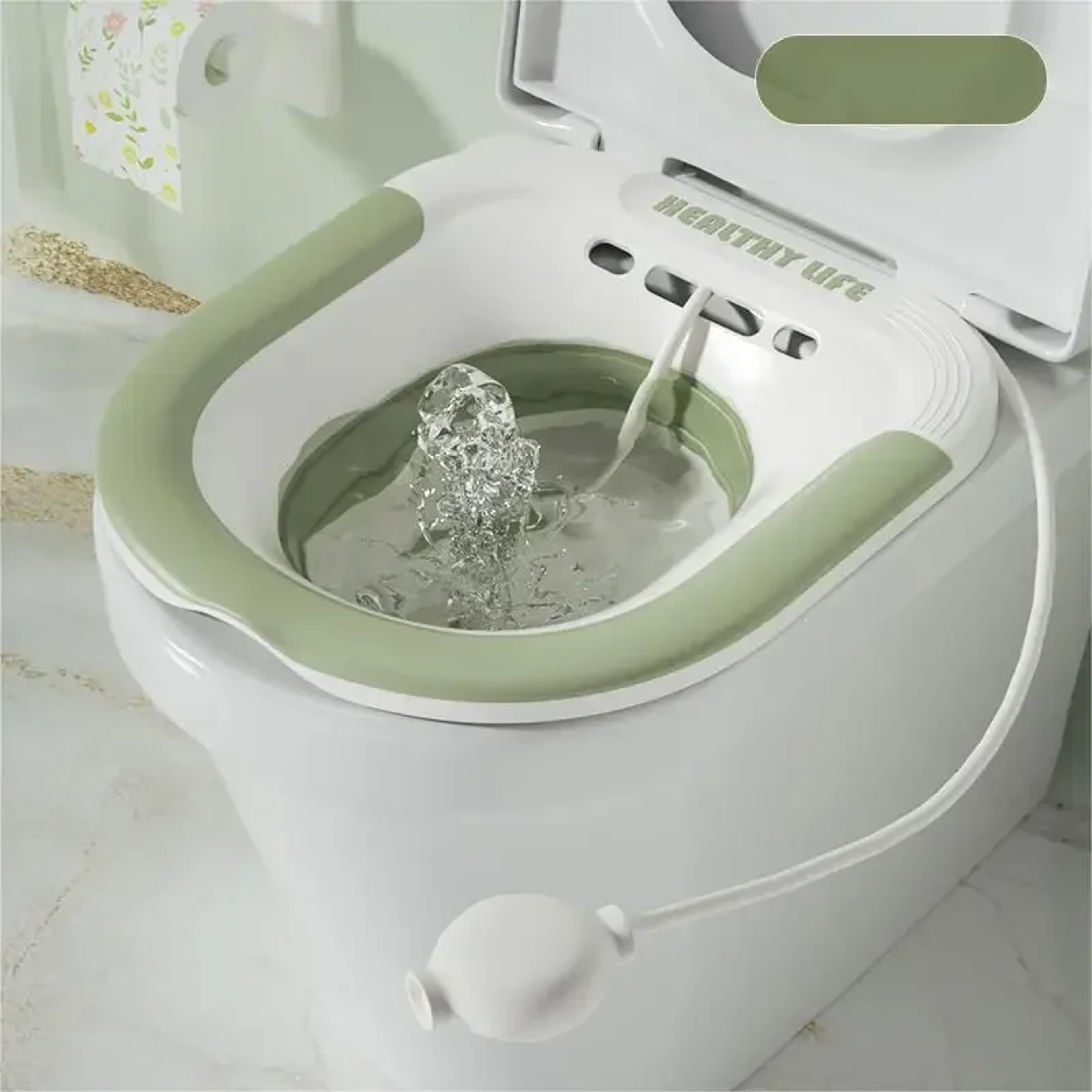 Portable Foldable Toilet Sitz Bath Basin For Hemorrhoid Relief And Pregnant Women Treatment Soaking 5