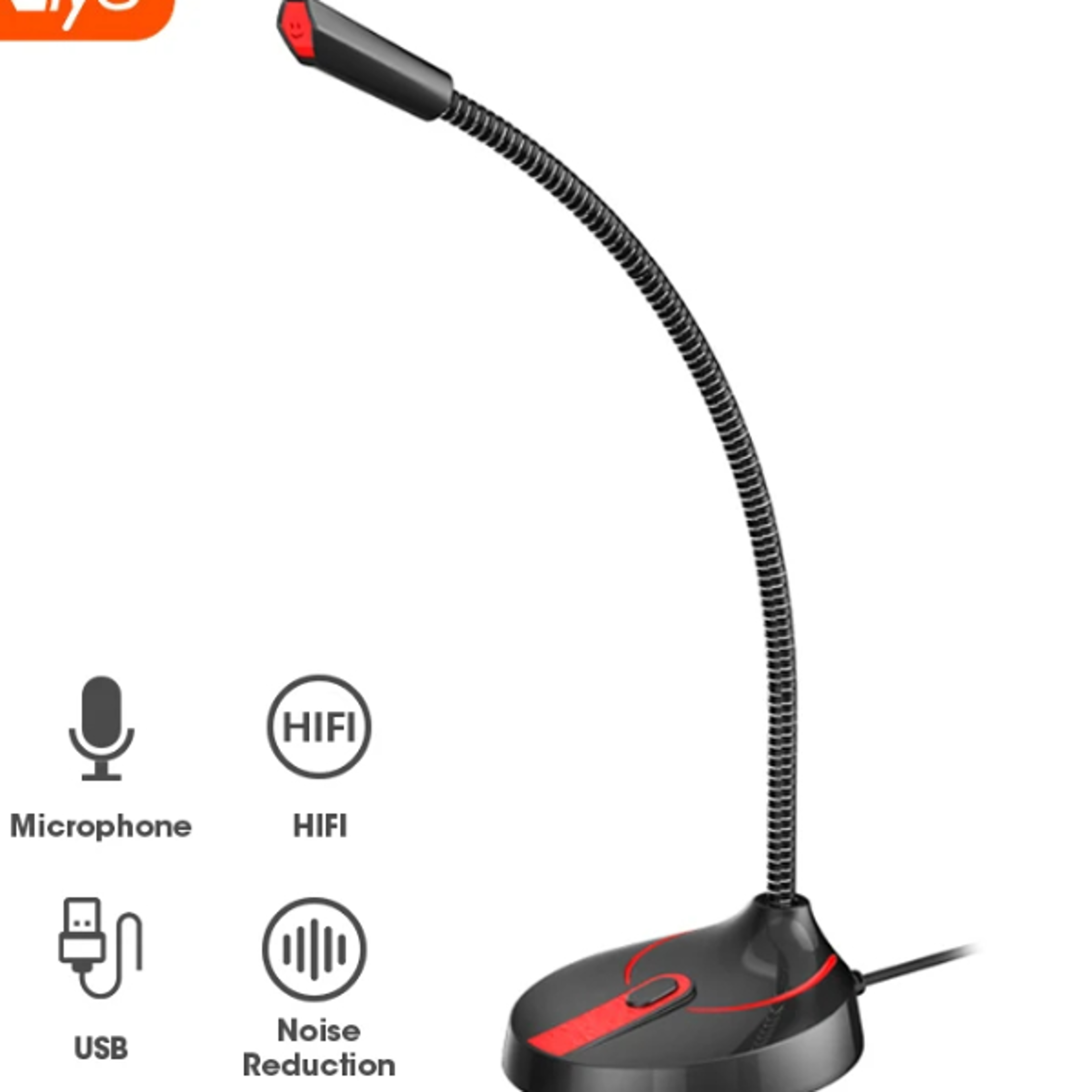 Mini Microphone PC Mic Wired Microphones for PC Computer Laptop Notebook Mic Loud Speaker Chat Mi