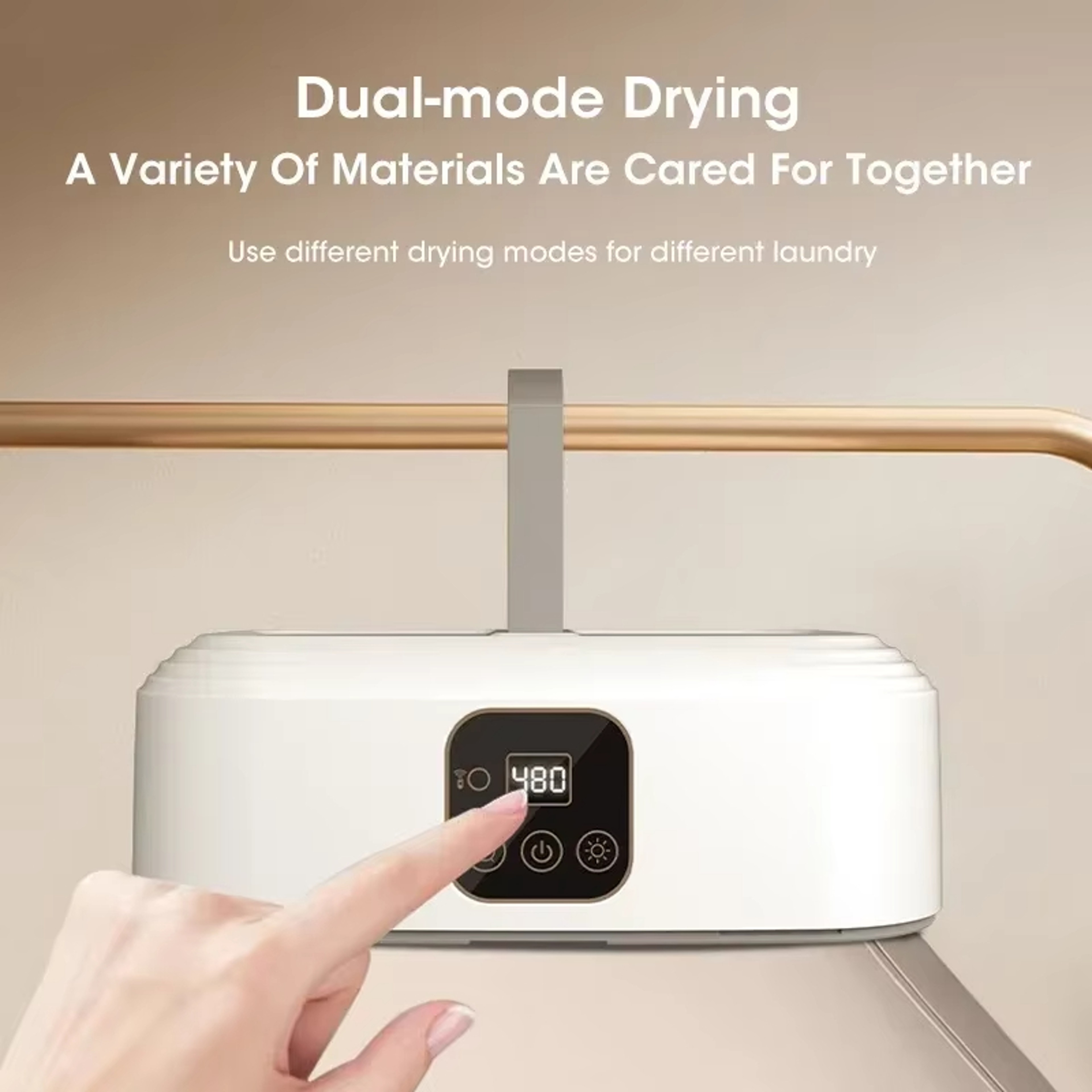 Portable Electric Clothes Dryer, UV Sterilization, Foldable Laundry Dryer, Compact Folding Clothing Dryer – view 6