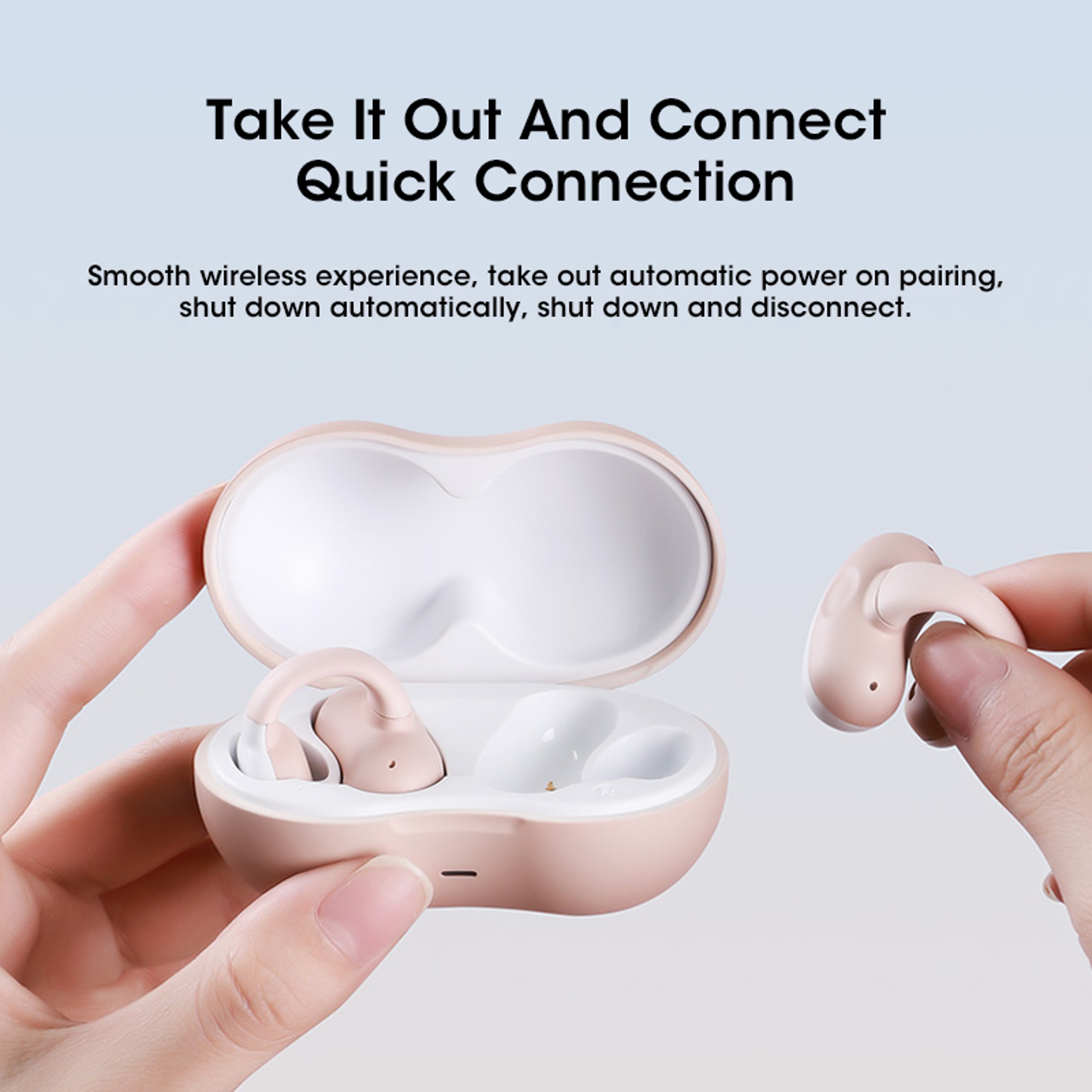 HiFi Music Bluetooth Wireless Earphones TWS Earbuds Sports Headphones Earcuffs For Running 1