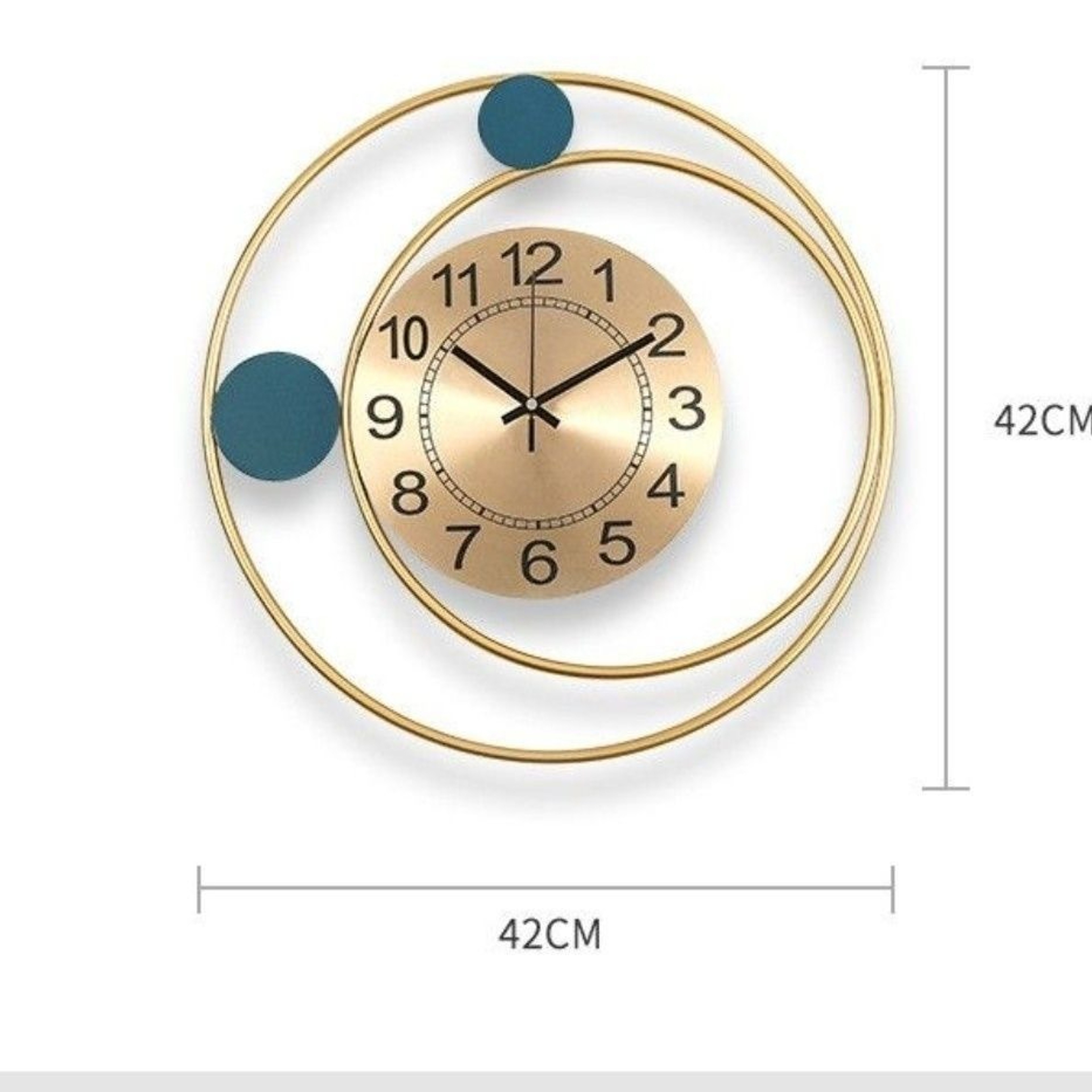Minimalist Wall Clock, Modern Wind Design, Silent Clock for Home Living Room, Fashionable Bedroom Wall Decoration. – view 7