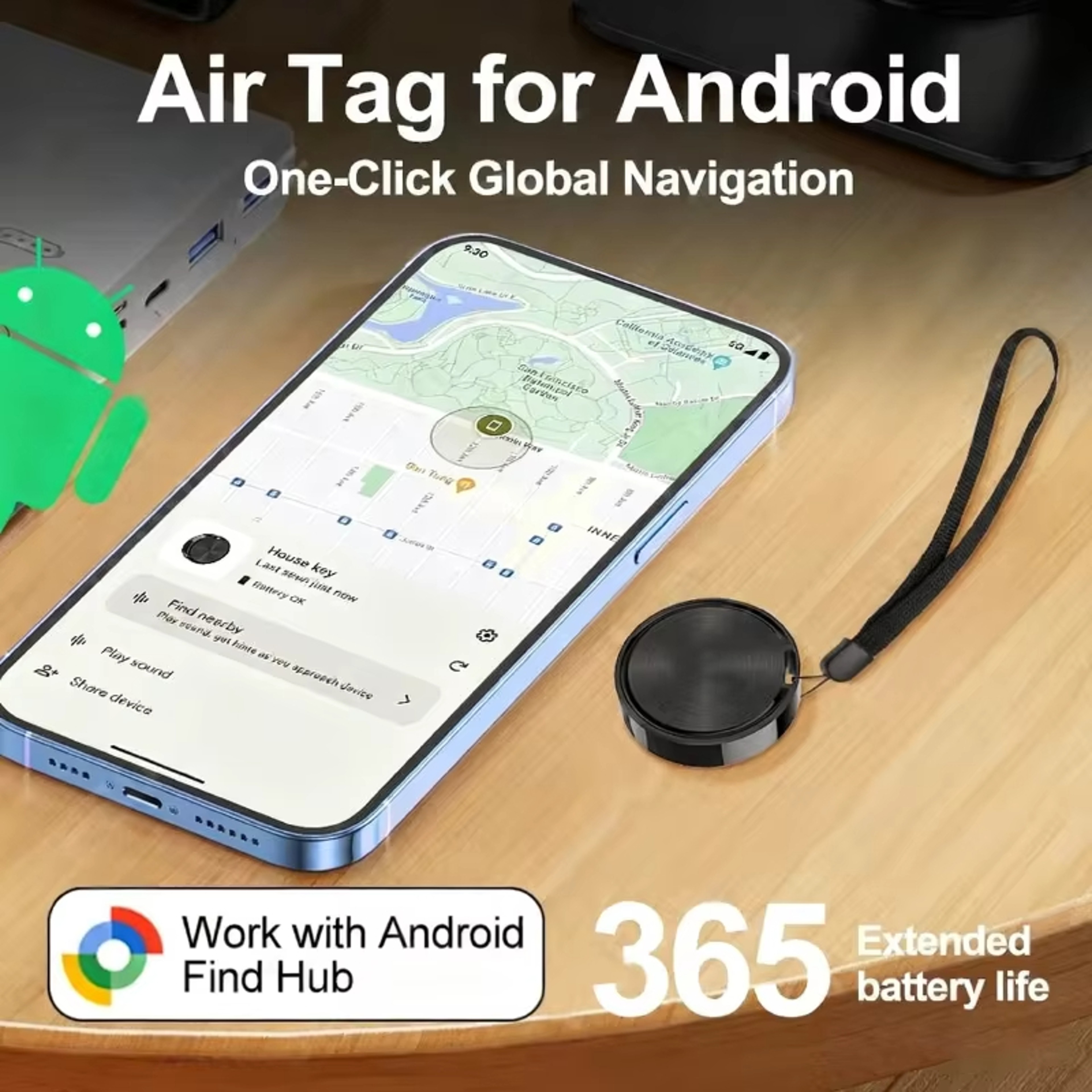 GPS Tracking Device AntiLost Alarm Activity Tracker Wearable Accessories For Cats Bicycles Android  2