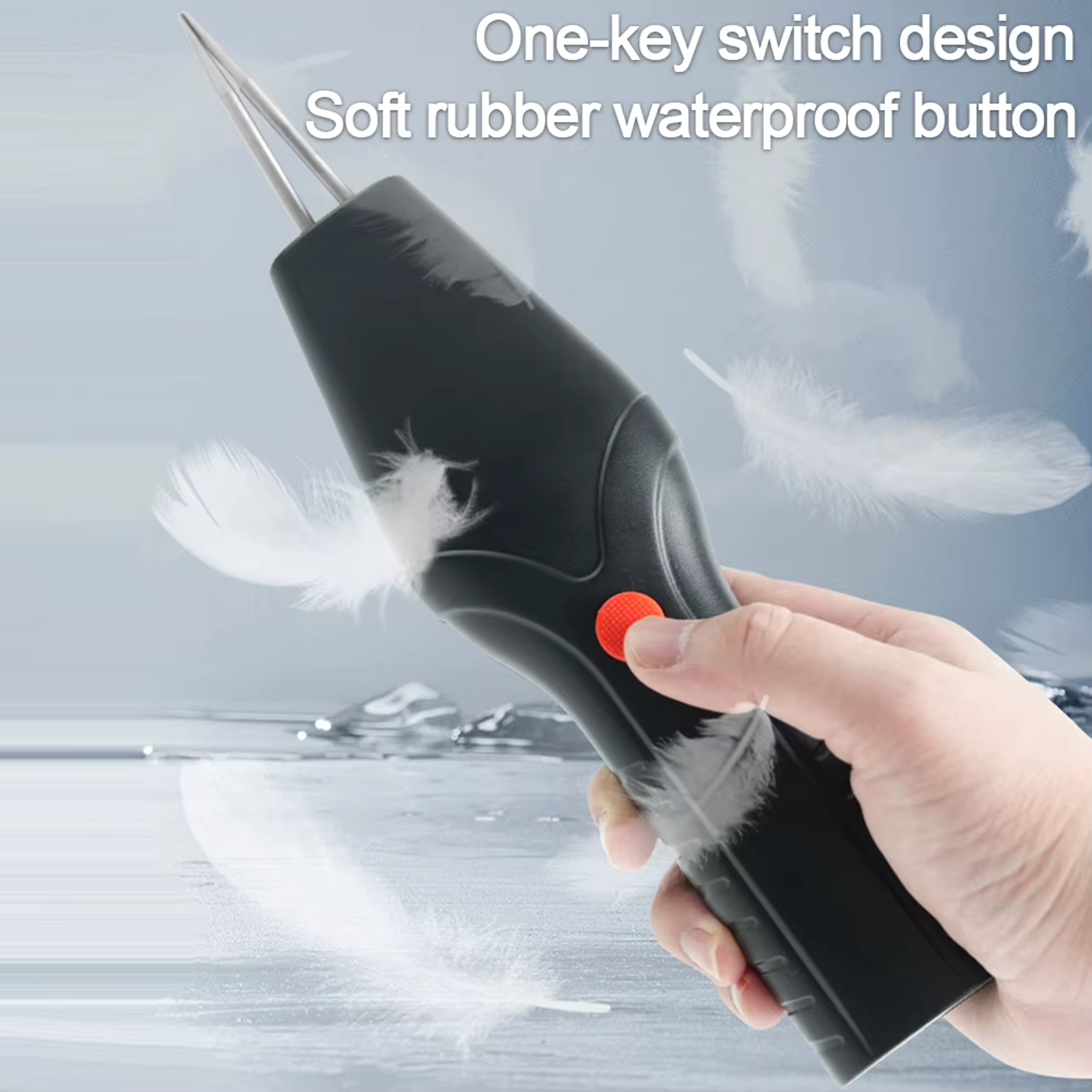 Electric Chicken Feather Remover USB Rechargeable Hair Extractor Efficient Kitchen Tool Quick Plucker – view 2