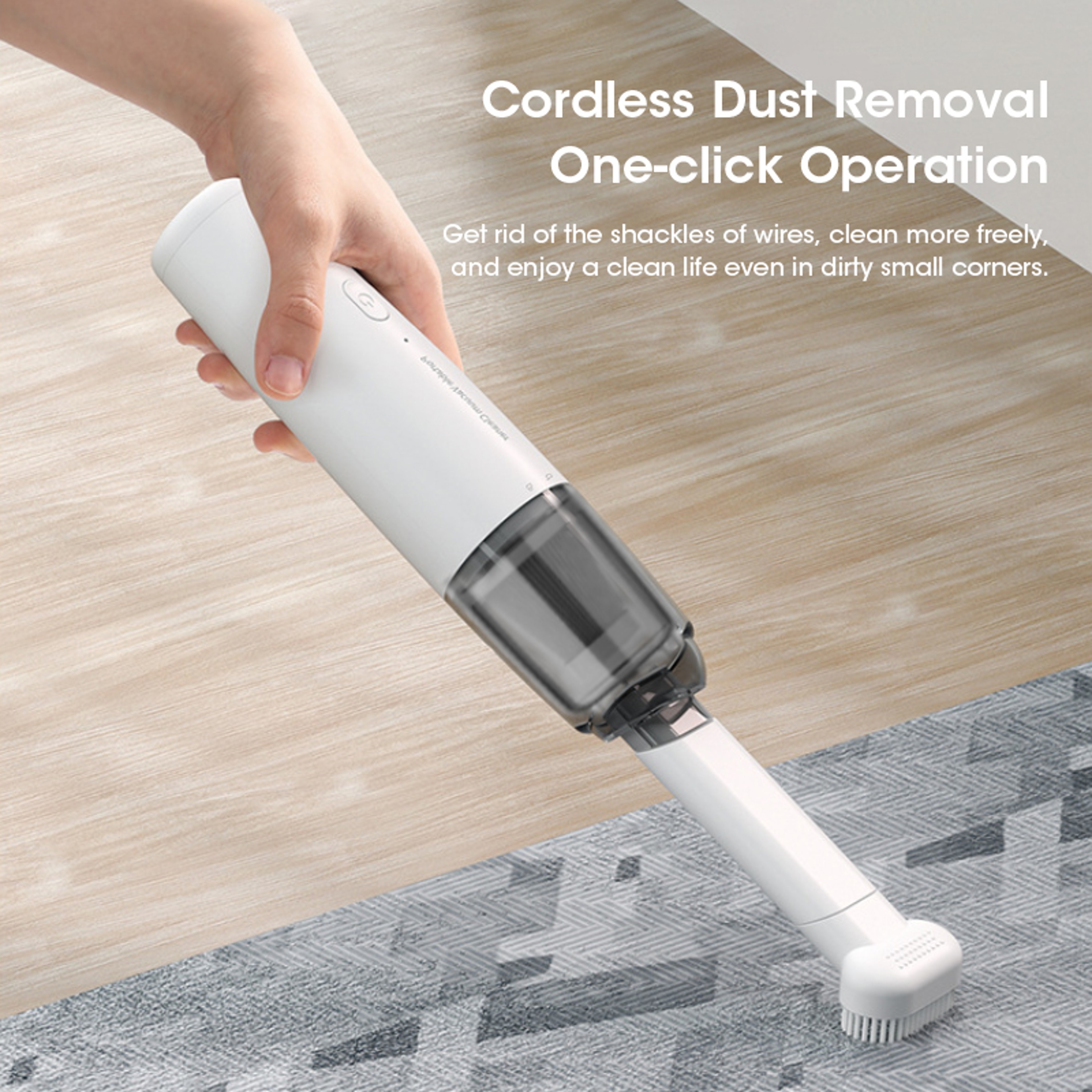 Portable High Suction Handheld Wireless Vacuum Cleaner USB Charging For Car And Household 2