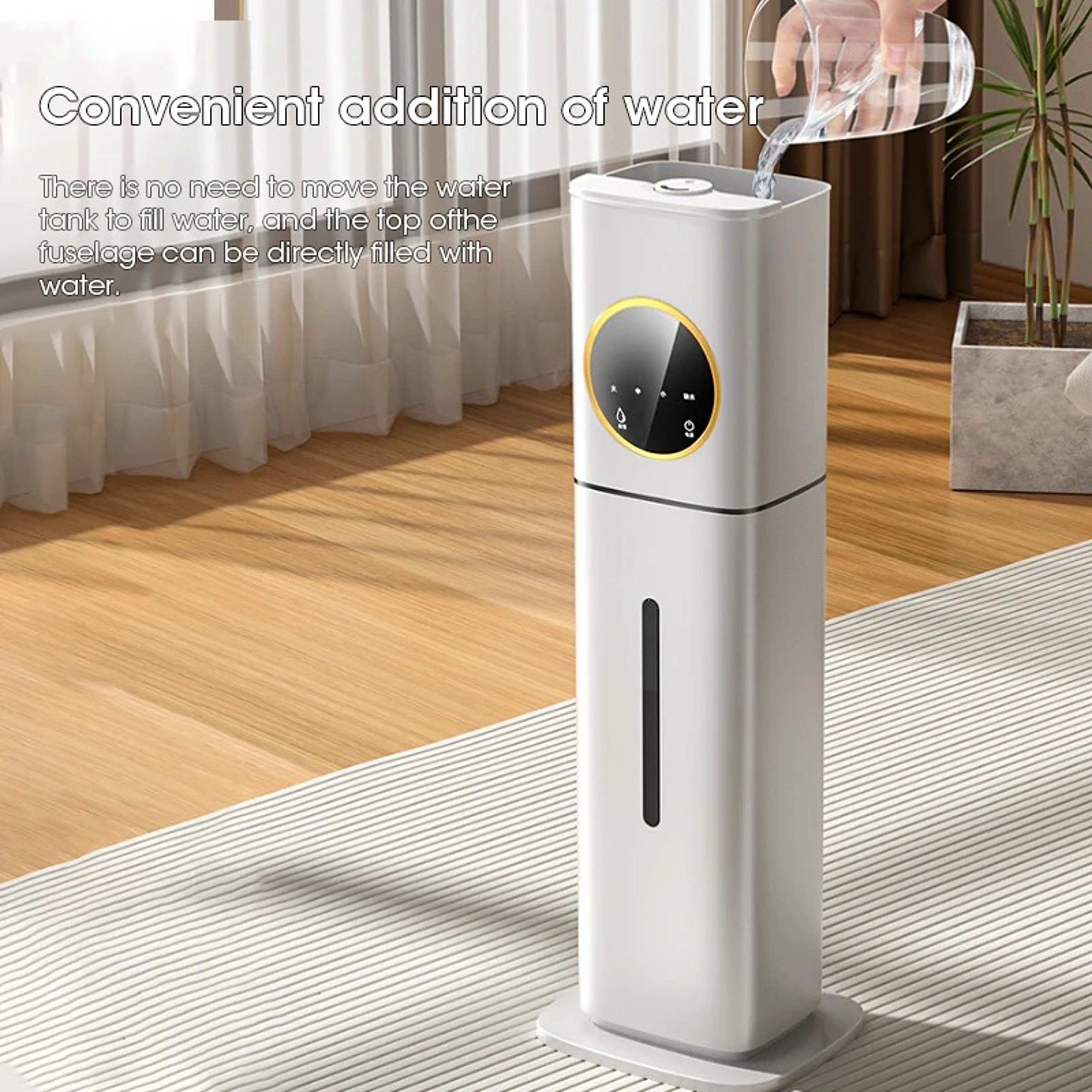 Smart APP Controlled Cool Mist Humidifier With LED Display Ultra Quiet For Home And Office Rooms 0