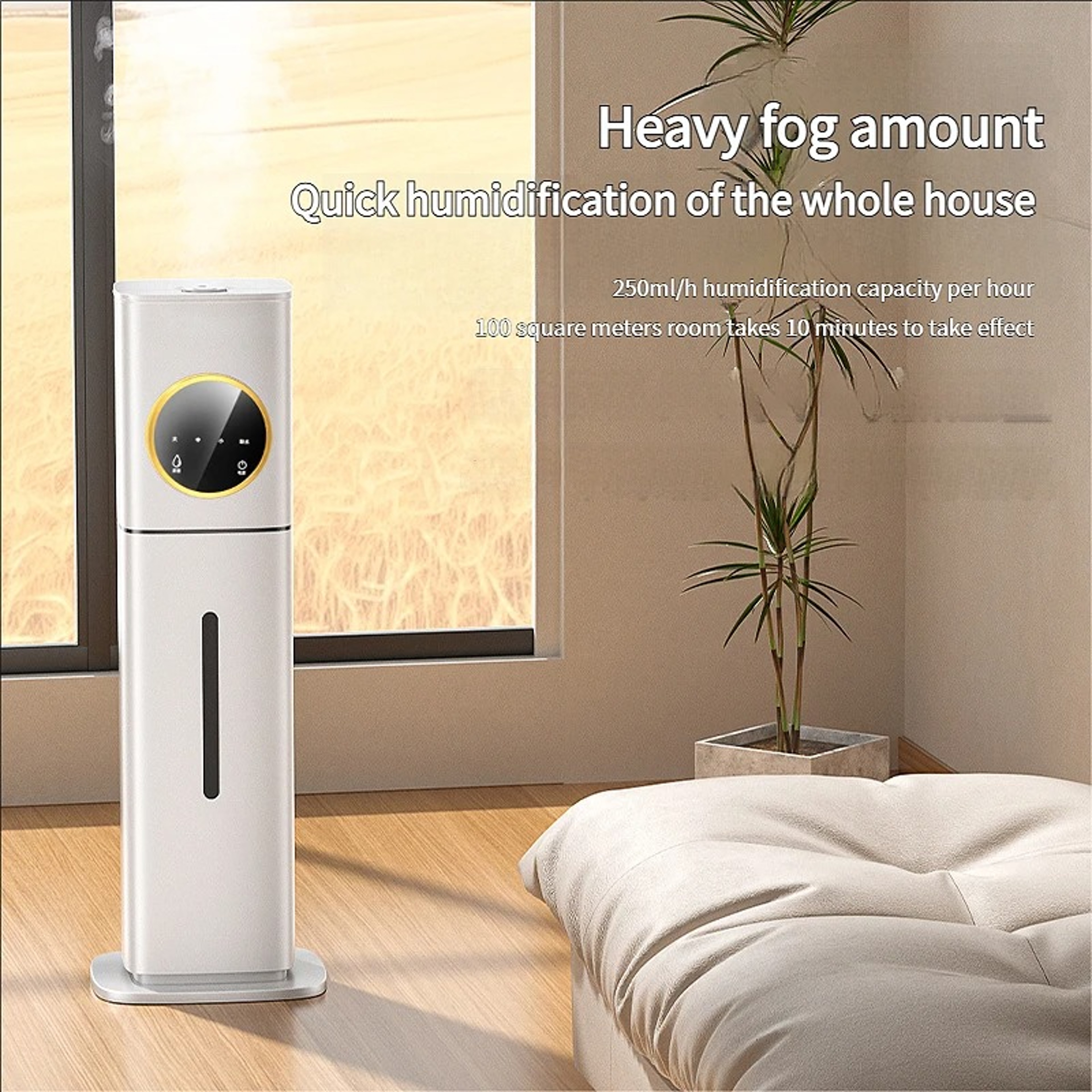 Smart APP Controlled Cool Mist Humidifier With LED Display Ultra Quiet For Home And Office Rooms 3