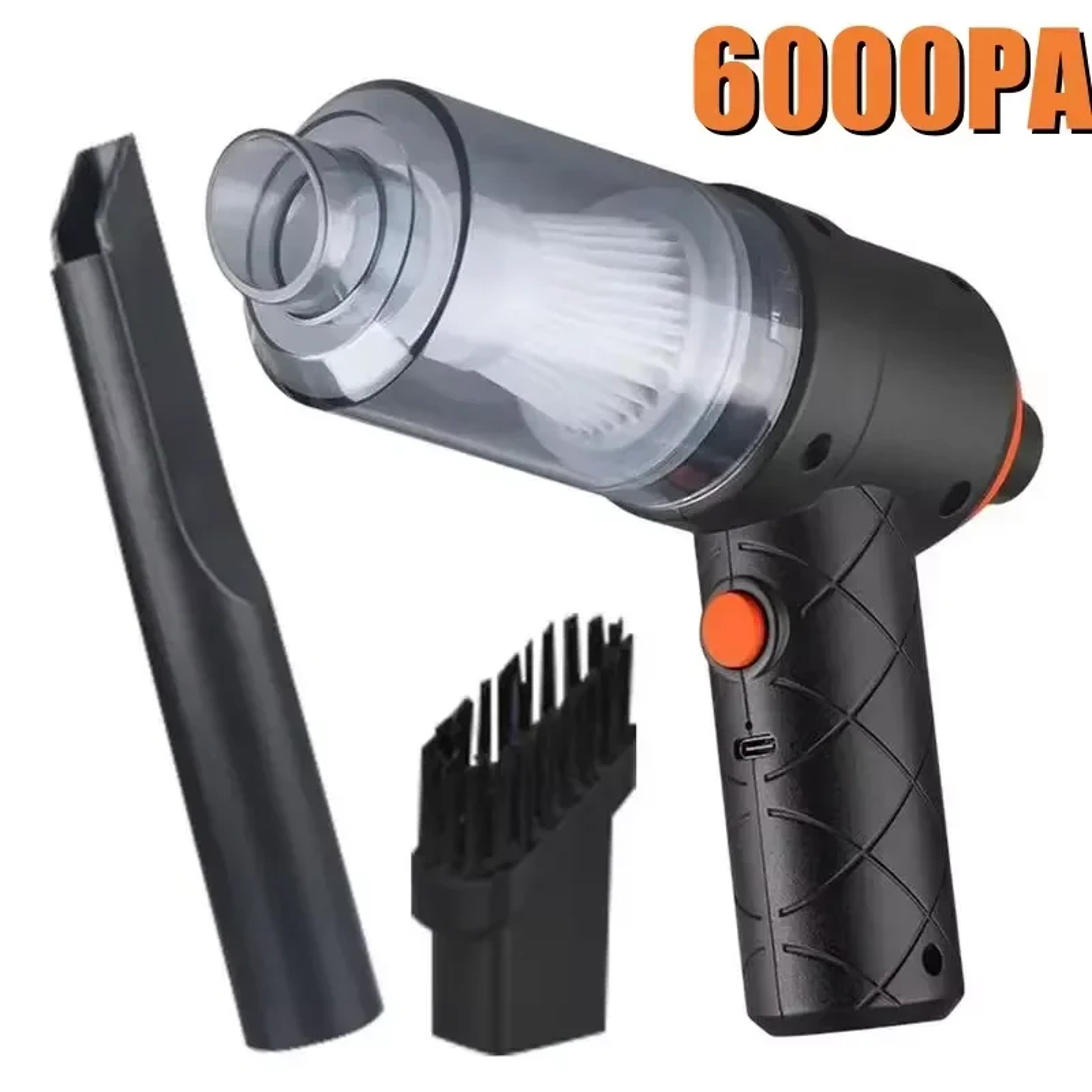 Portable Mini Highpower Handheld Car Vacuum Cleaner Suction Blowing Dualpurpose Pet Hair Cleaner 1
