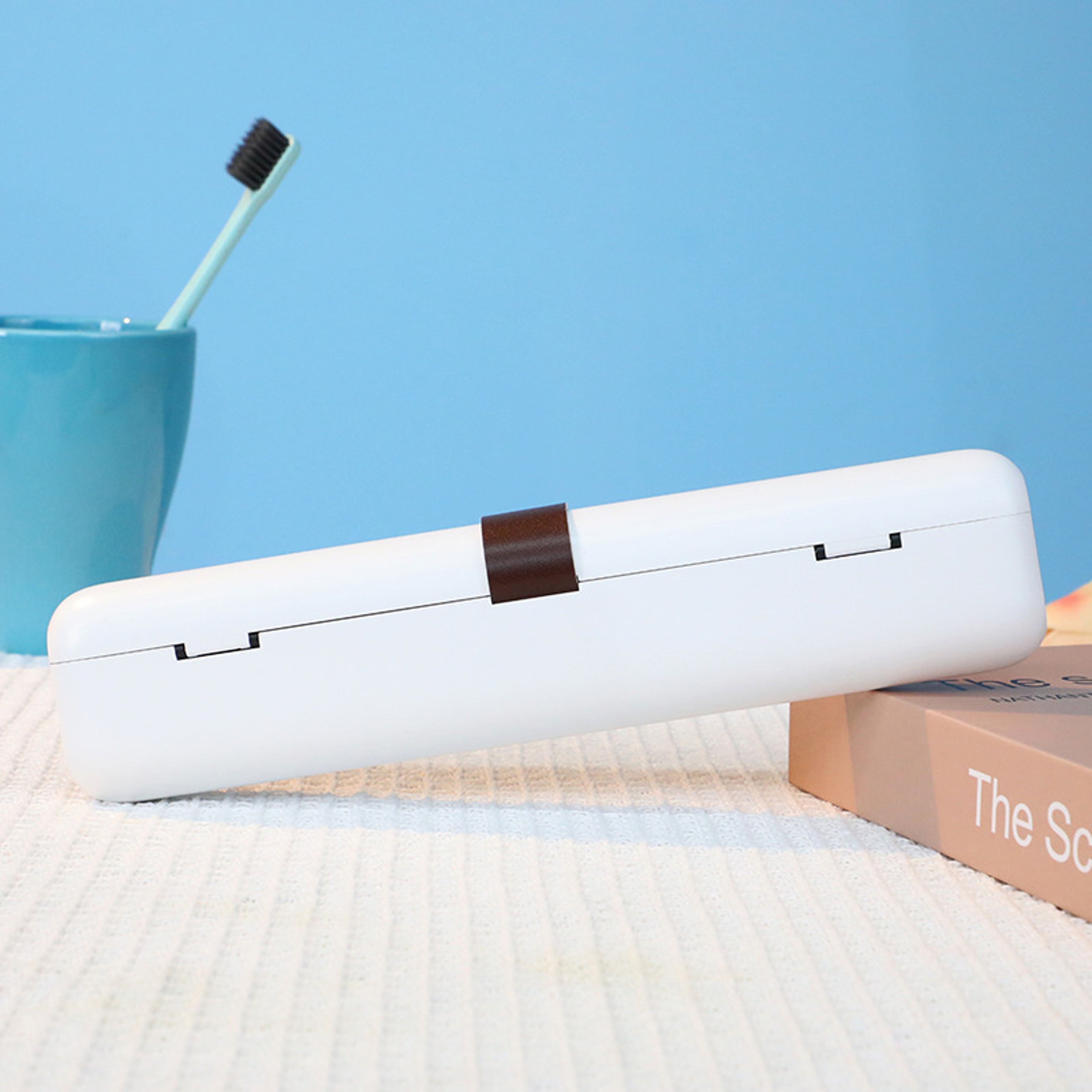 Mini UV Light Toothbrush Sterilizer Case Rechargeable For Traveling 5