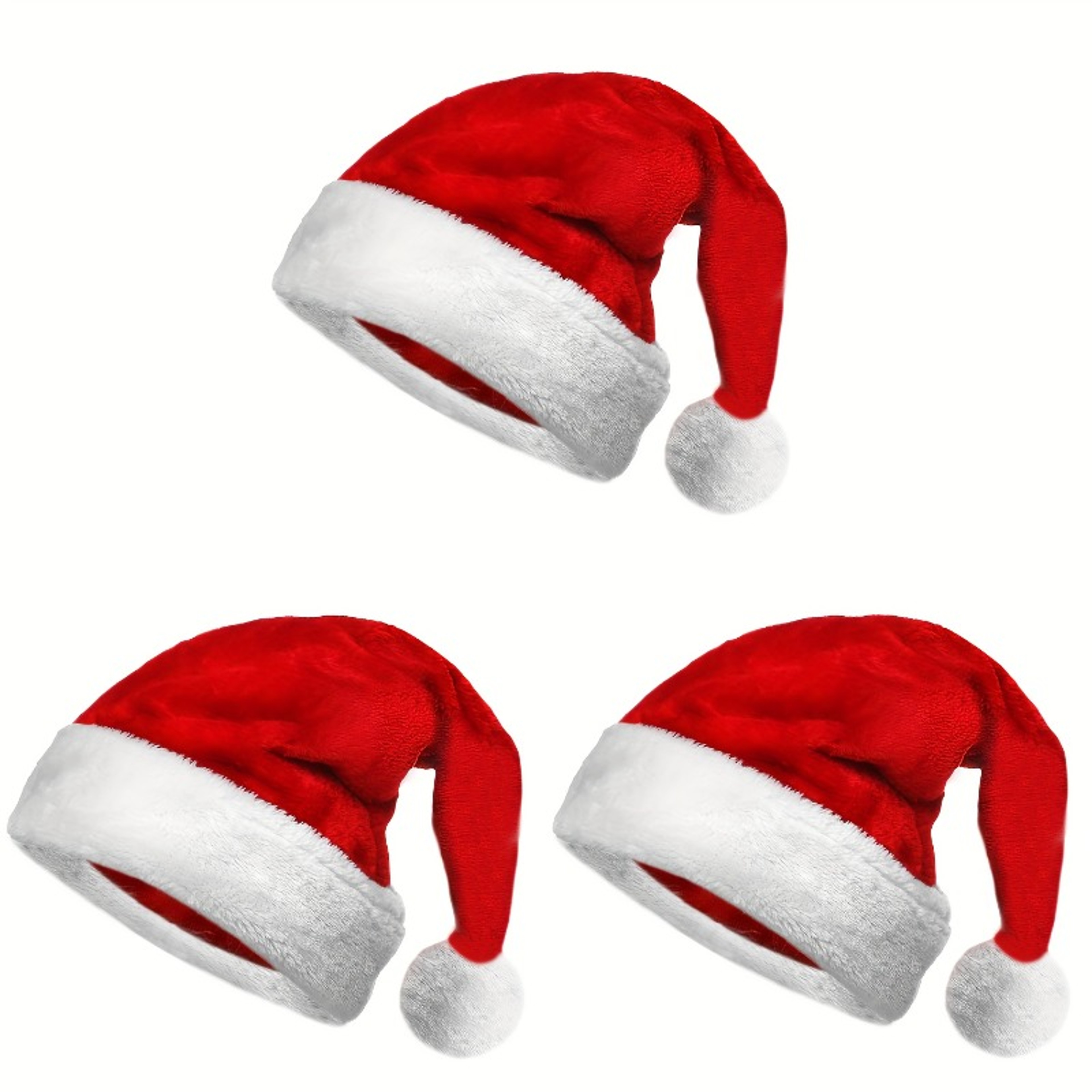 Iconic Santa Cap For Holiday Parties Adult Unisex Christmas Santa Hat 4