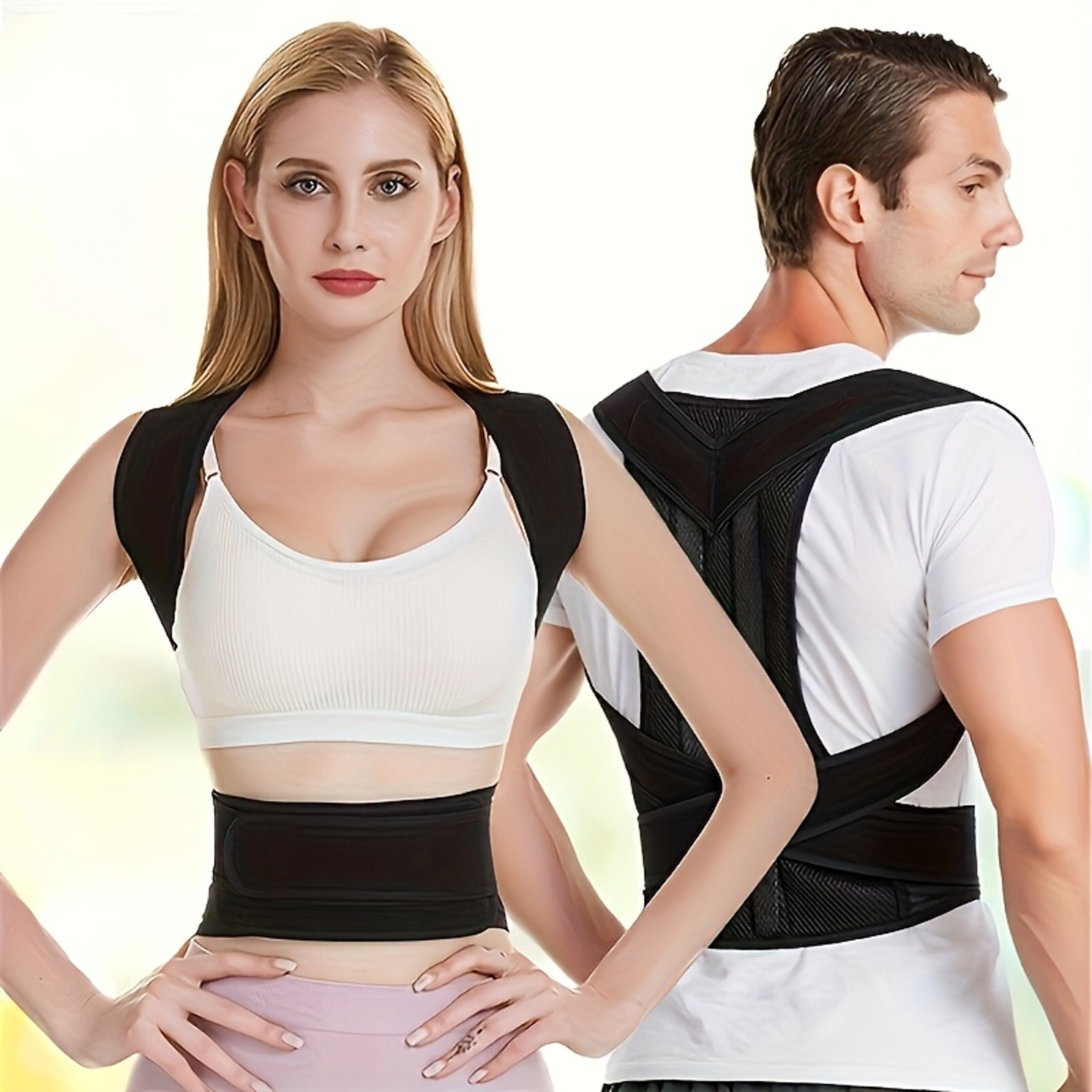 Adjustable Invisible Back Posture Corrector Shoulder Brace Clavicle Support For Men Women Adult Chi 3