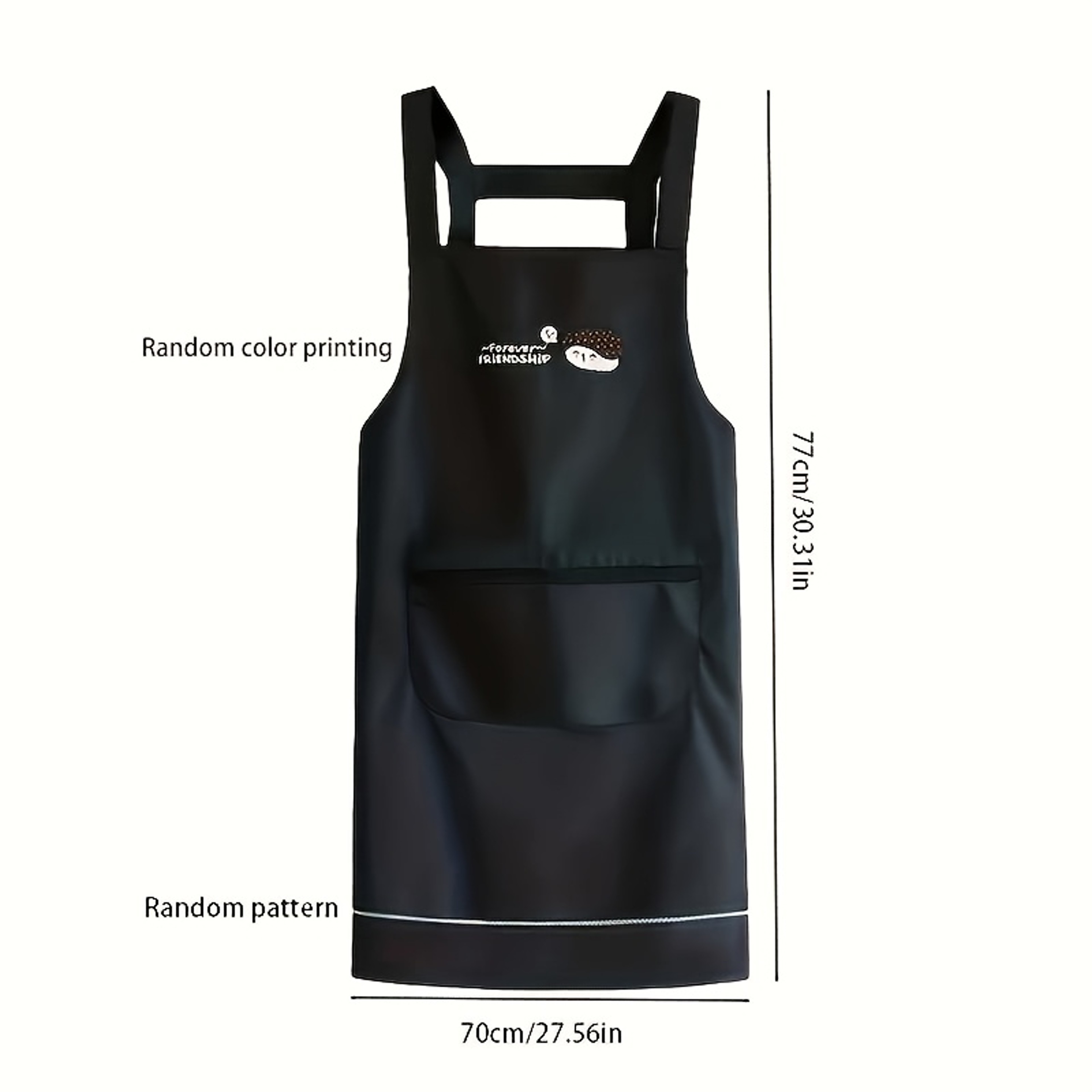 Durable Kitchen Apron With Zipper And Large Pocket  AbrasionResistant Workwear For Men  Women 3