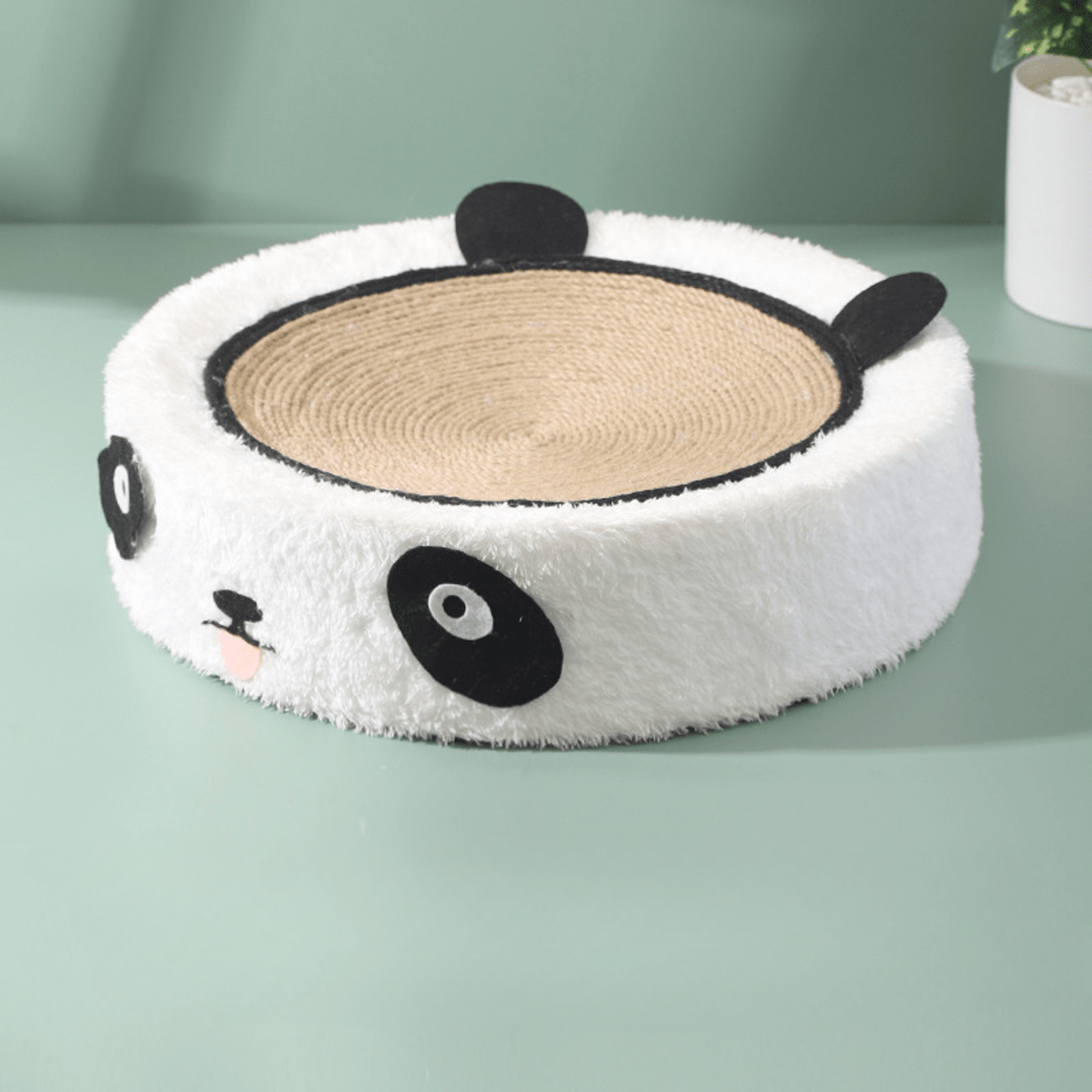 Cat Scratching Bed TwoinOne Scratching Board Hemp Rope Braid Plush Pet Bed Cat Exclusive 6