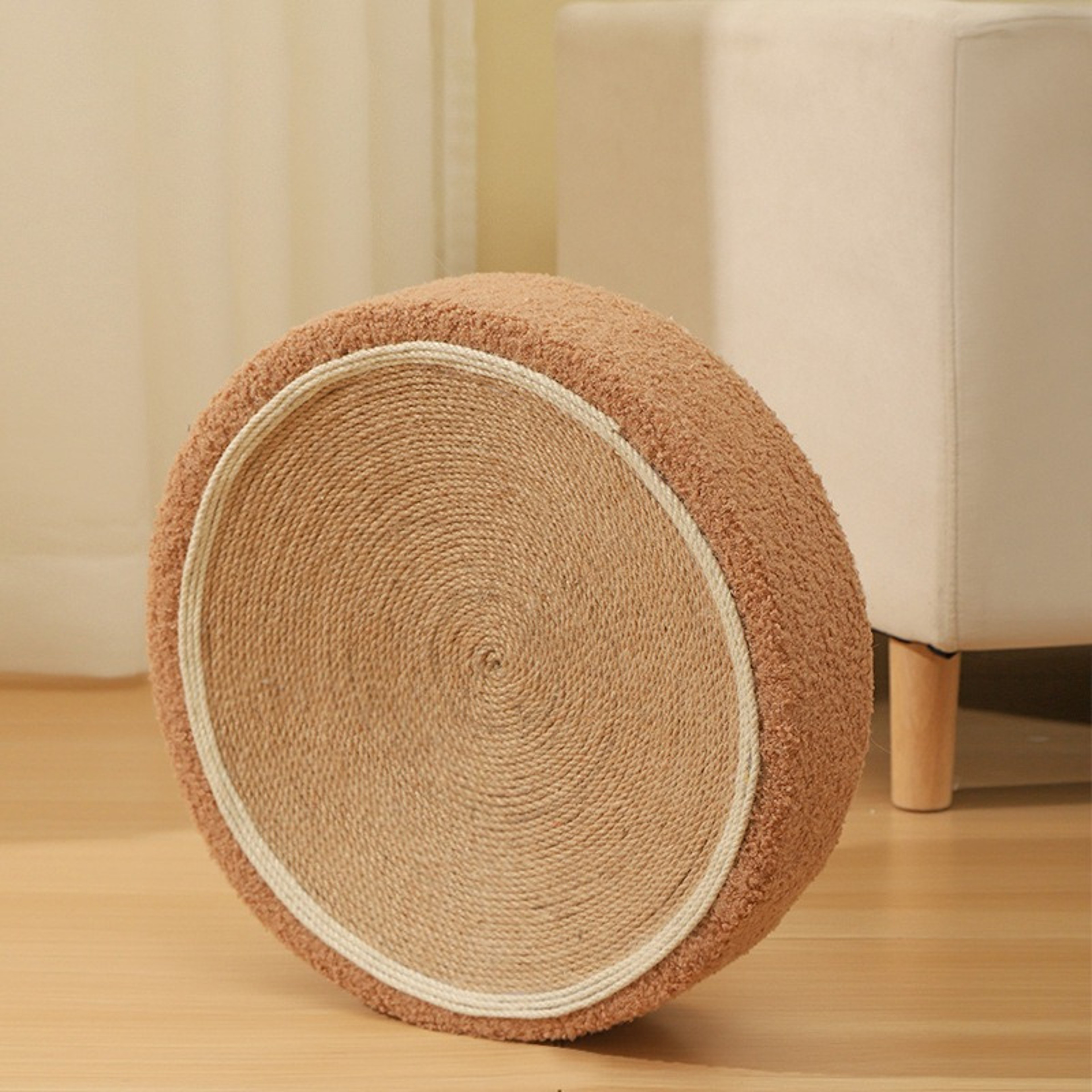 Cat Scratching Bed TwoinOne Scratching Board Hemp Rope Braid Plush Pet Bed Cat Exclusive 7