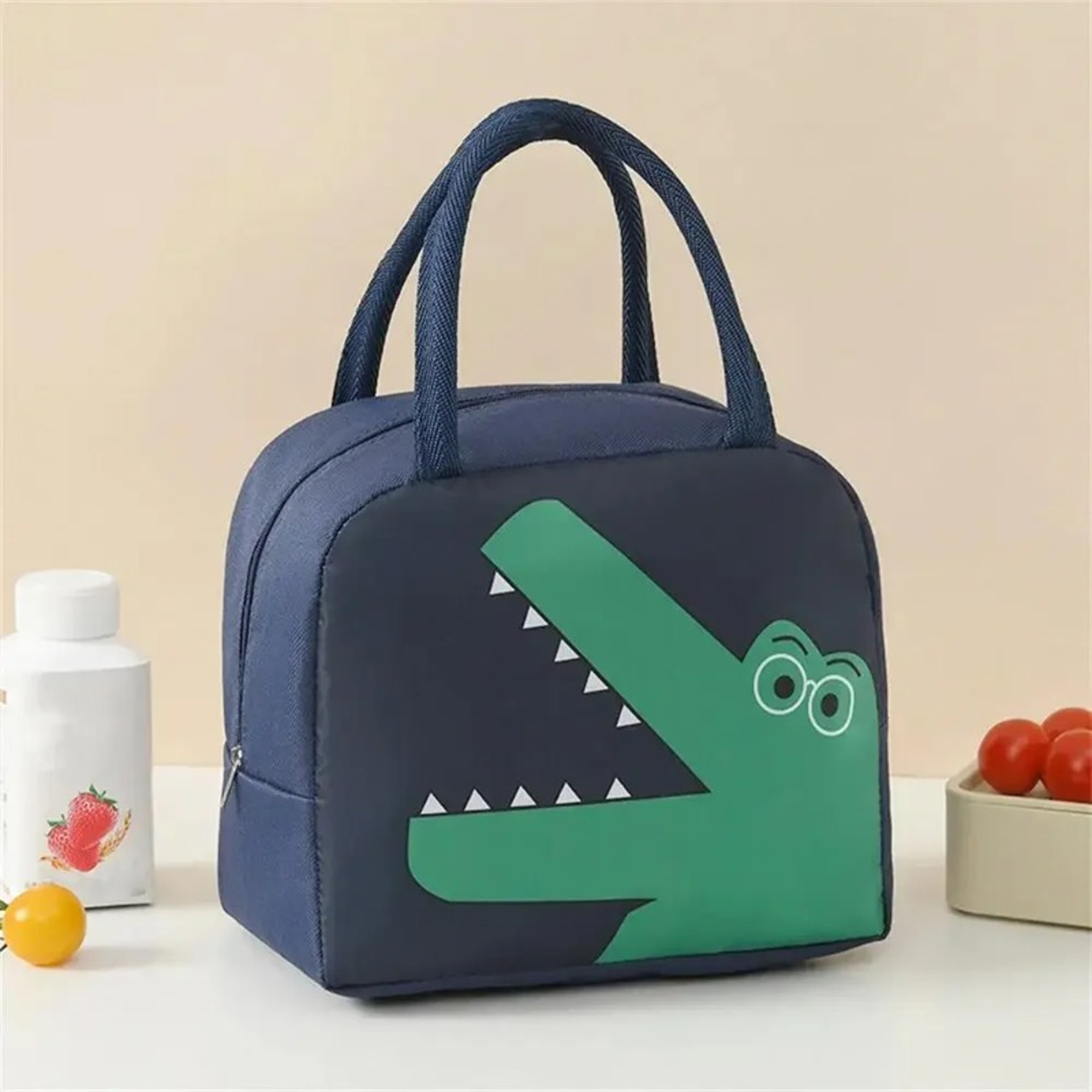 Reusable Thickened Insulation Lunch Bag Cute Cartoon Bag Organizer Kitchen Accessories Organizer – view 6