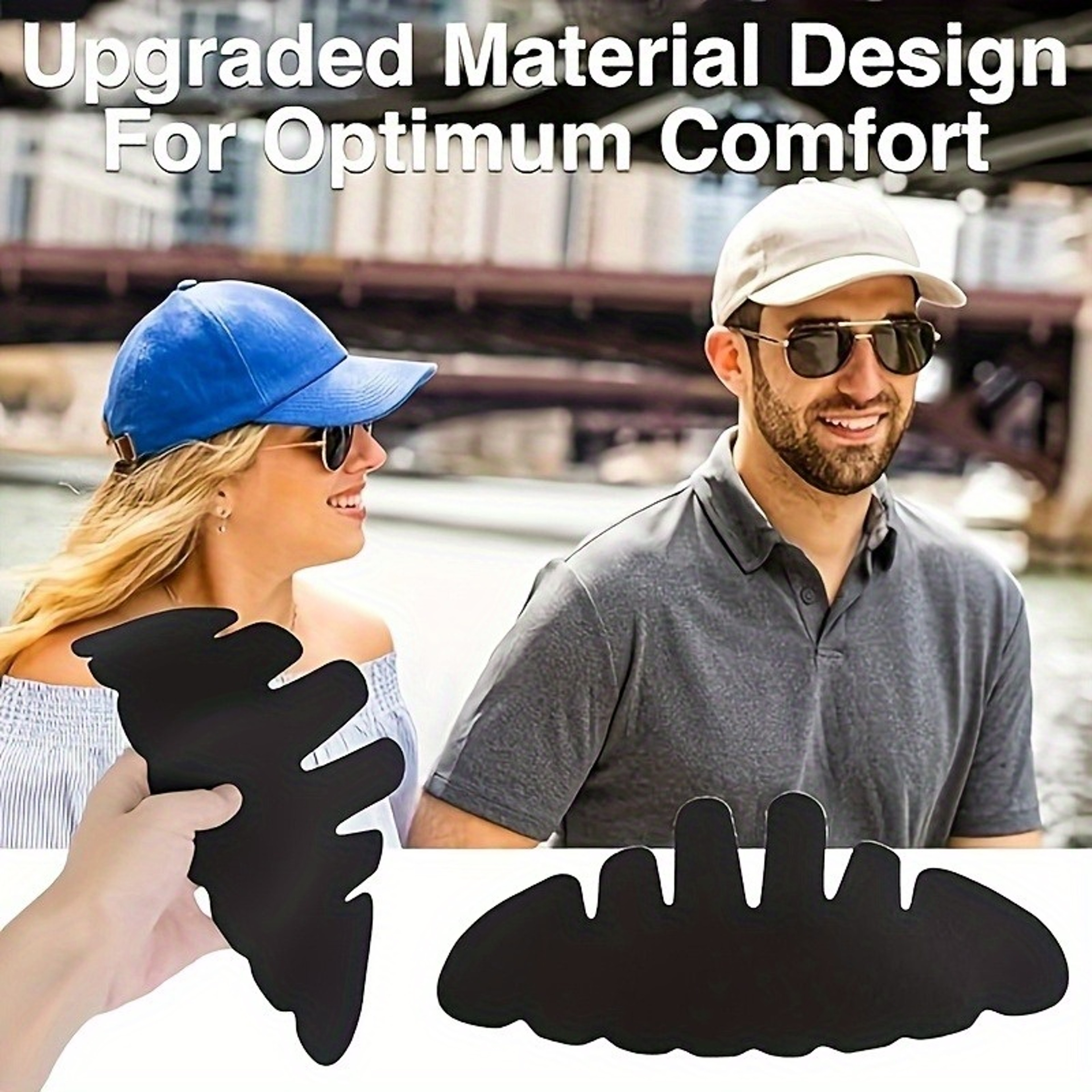 Outdoor Hard Hat Sweatband Baseball Cap Sweat Liner Absorbent Pads Insert For Sports Caps Wide Brim 2