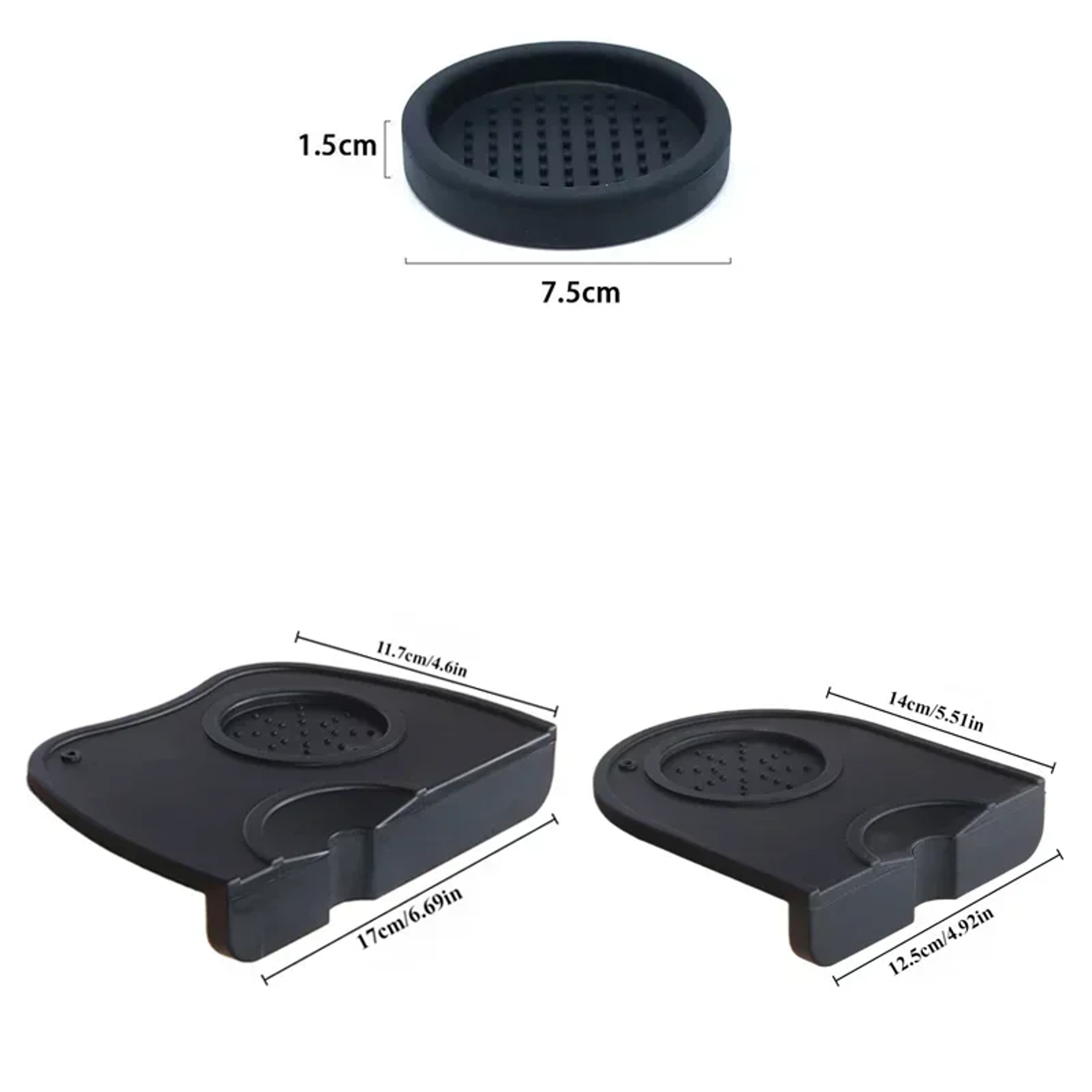 Mat Coffee Powder Pad NonSlip Silicone Tamping Station Barista Tools For Home Kitchen 3