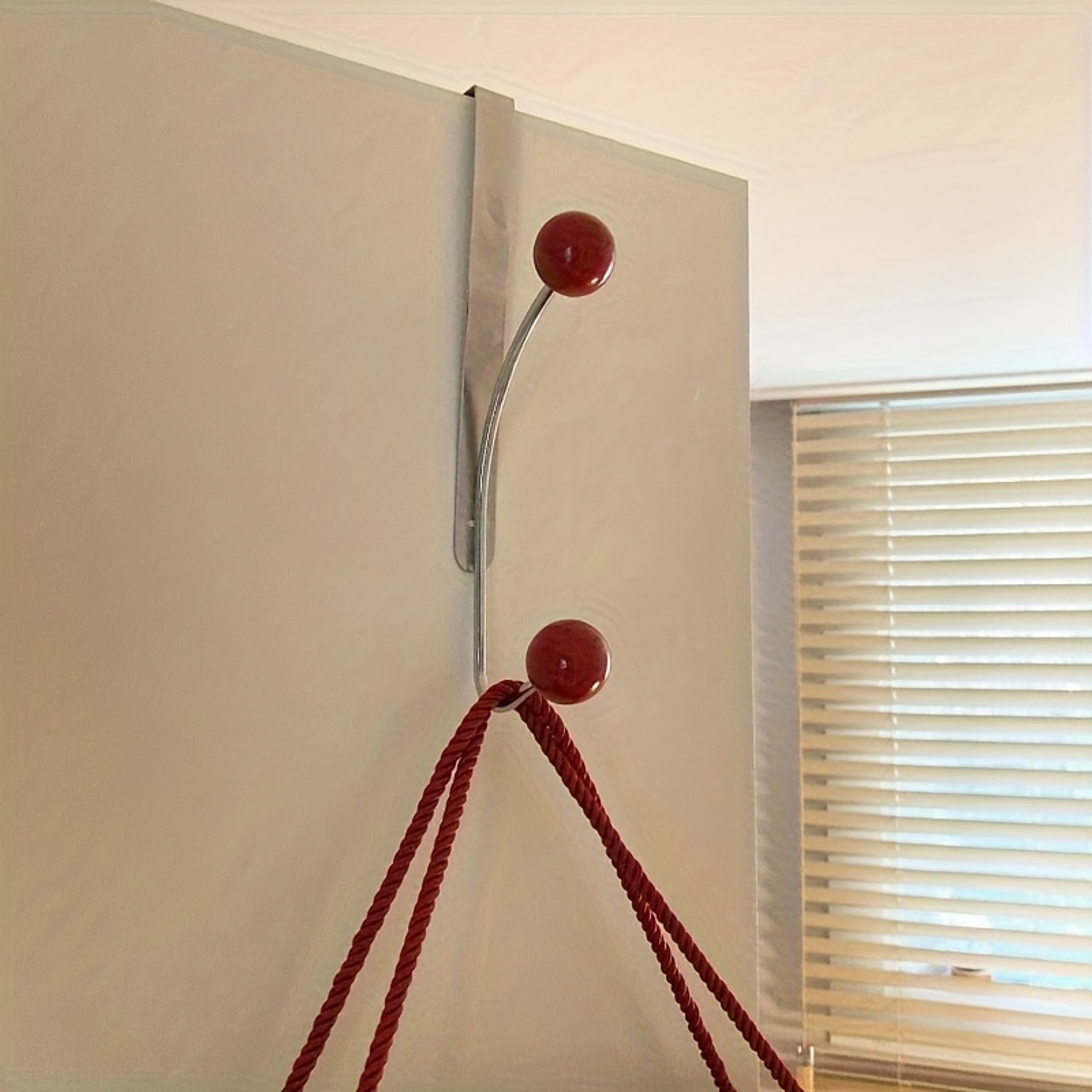 HeavyDuty OvertheDoor Iron Hook Rack Easy Install Metal Hooks For Coats Hats Ideal For Bedroom Kitc