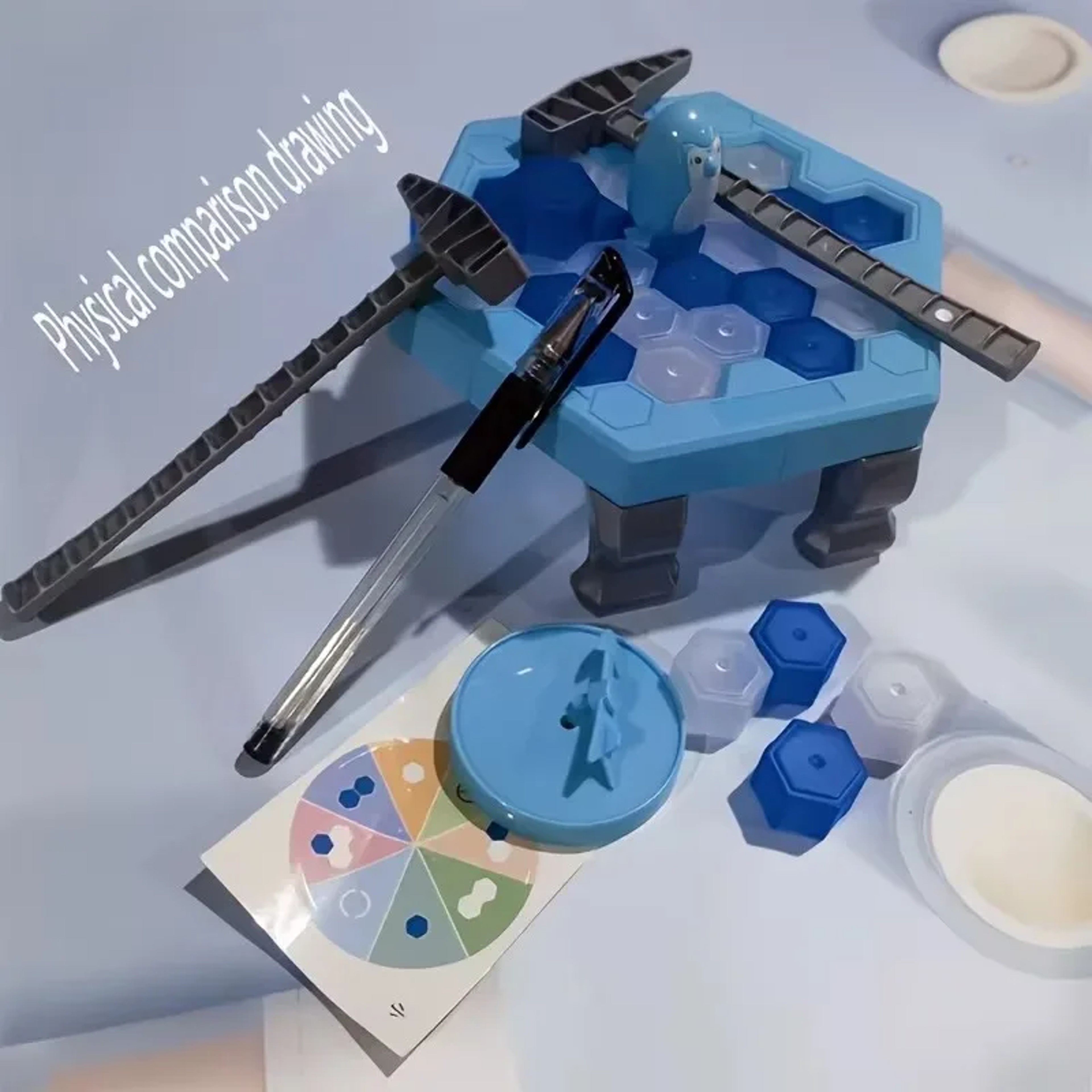 Ice Breaker Knocking And Disassembling Wall Game Save Penguin Interactive Toy 5