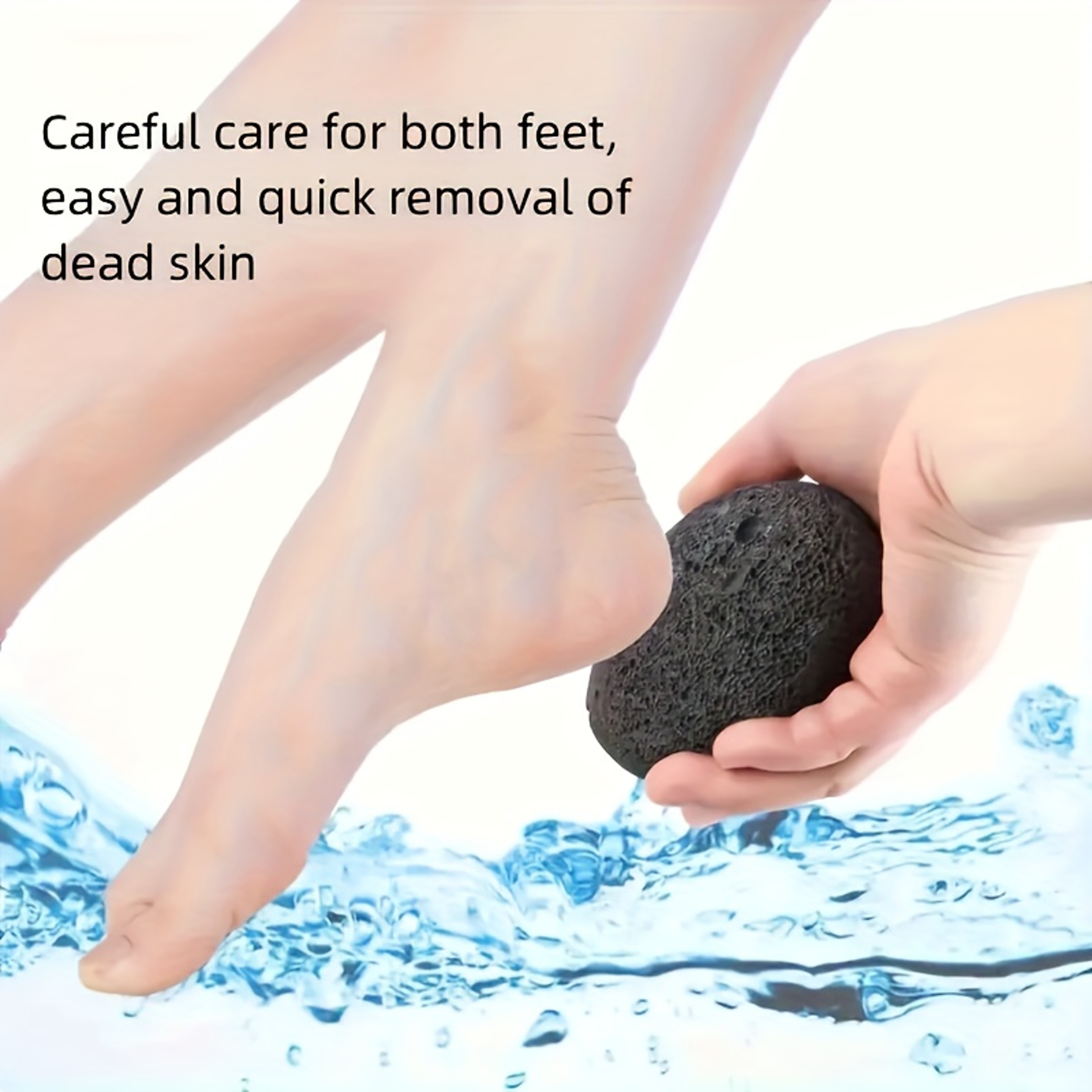 Unscented Pumice Stone Foot And Hand Remover For Exfoliation Smooth Feet And Hands At Home 2