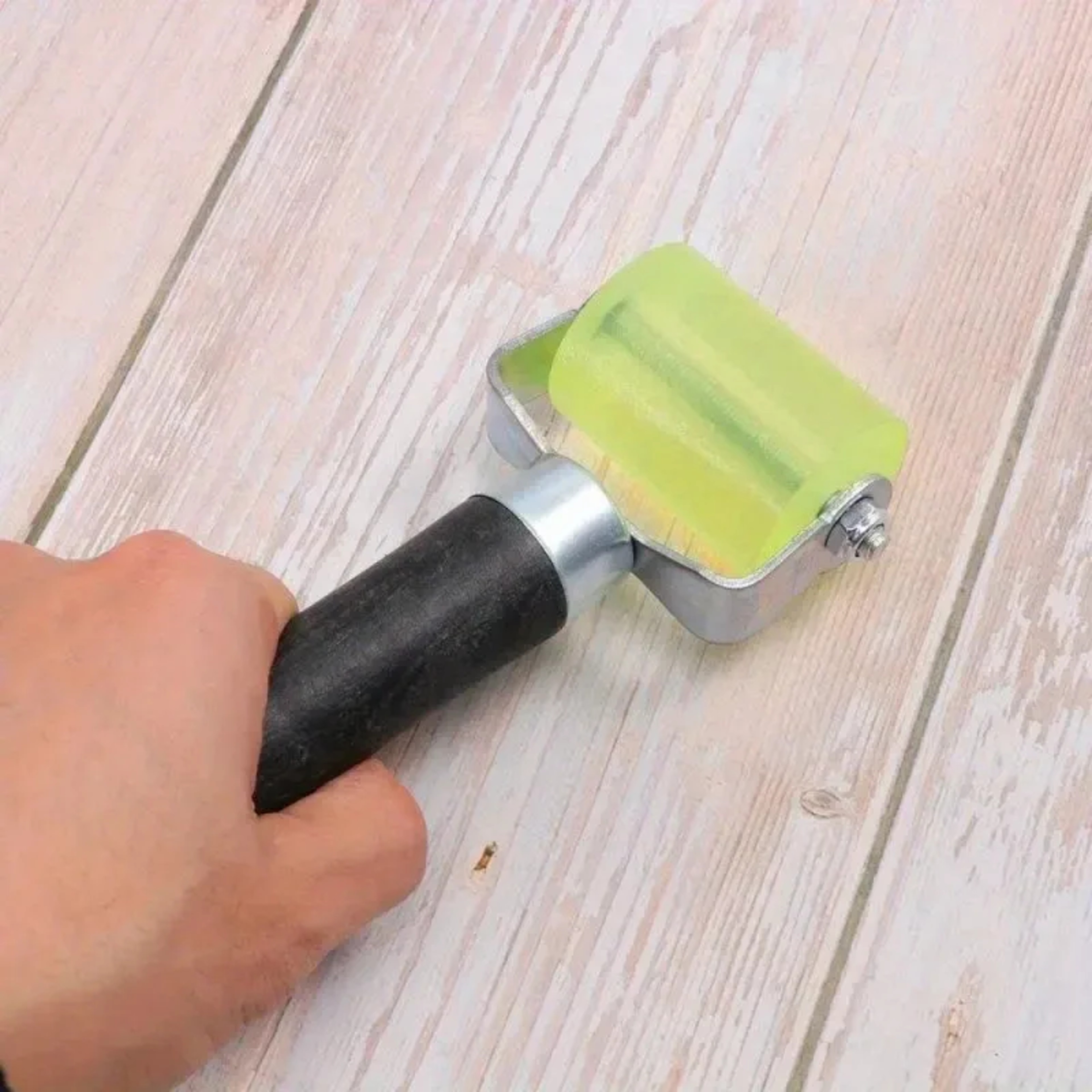 Rubber Seam Roller for Wallpaper & Car Sound Deadener - Mural Pressure Roller for Smooth Application – view 6