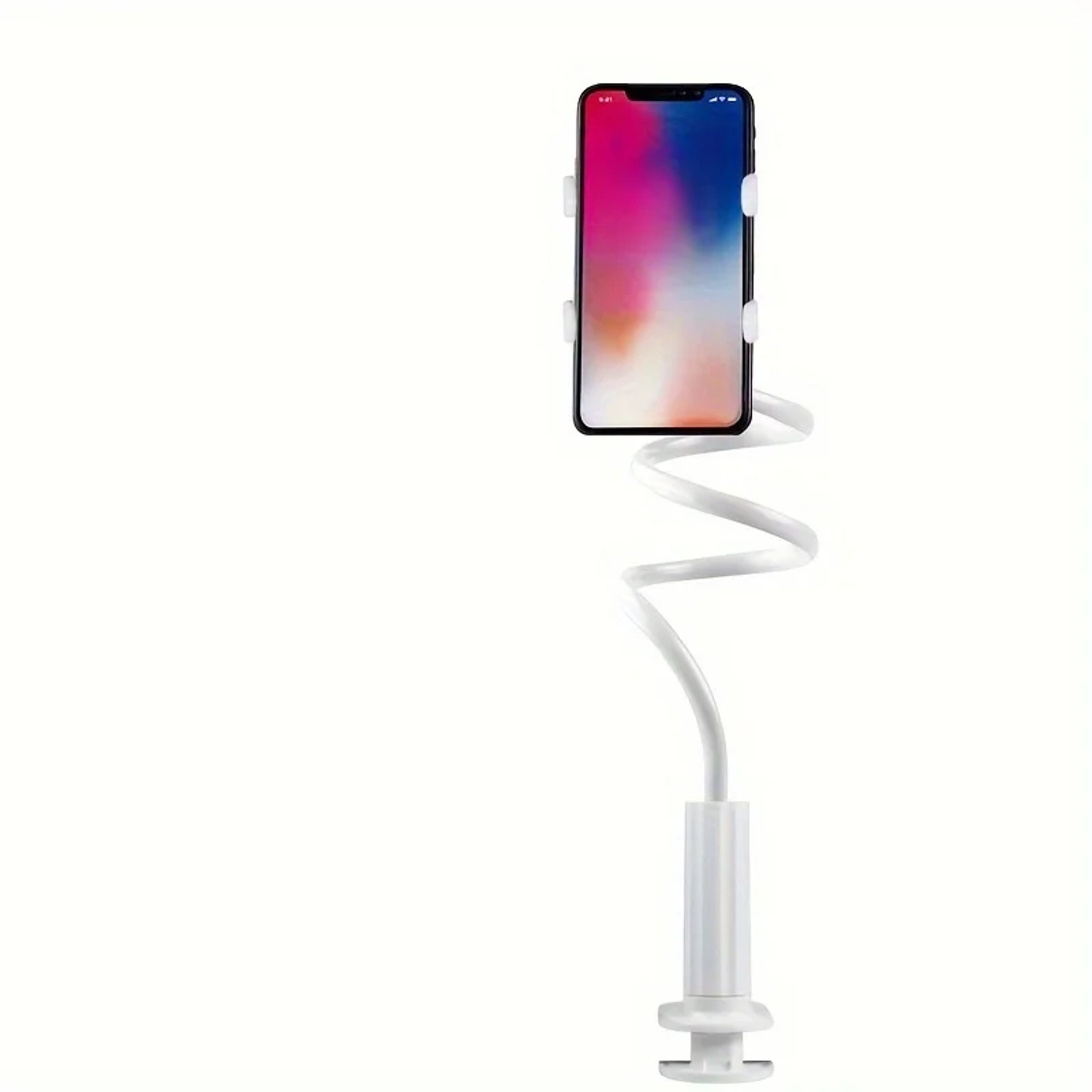 Universal Flexible Long Arm Phone Holder  Adjustable Clamp Mount For Bed Tablet Car And More 2