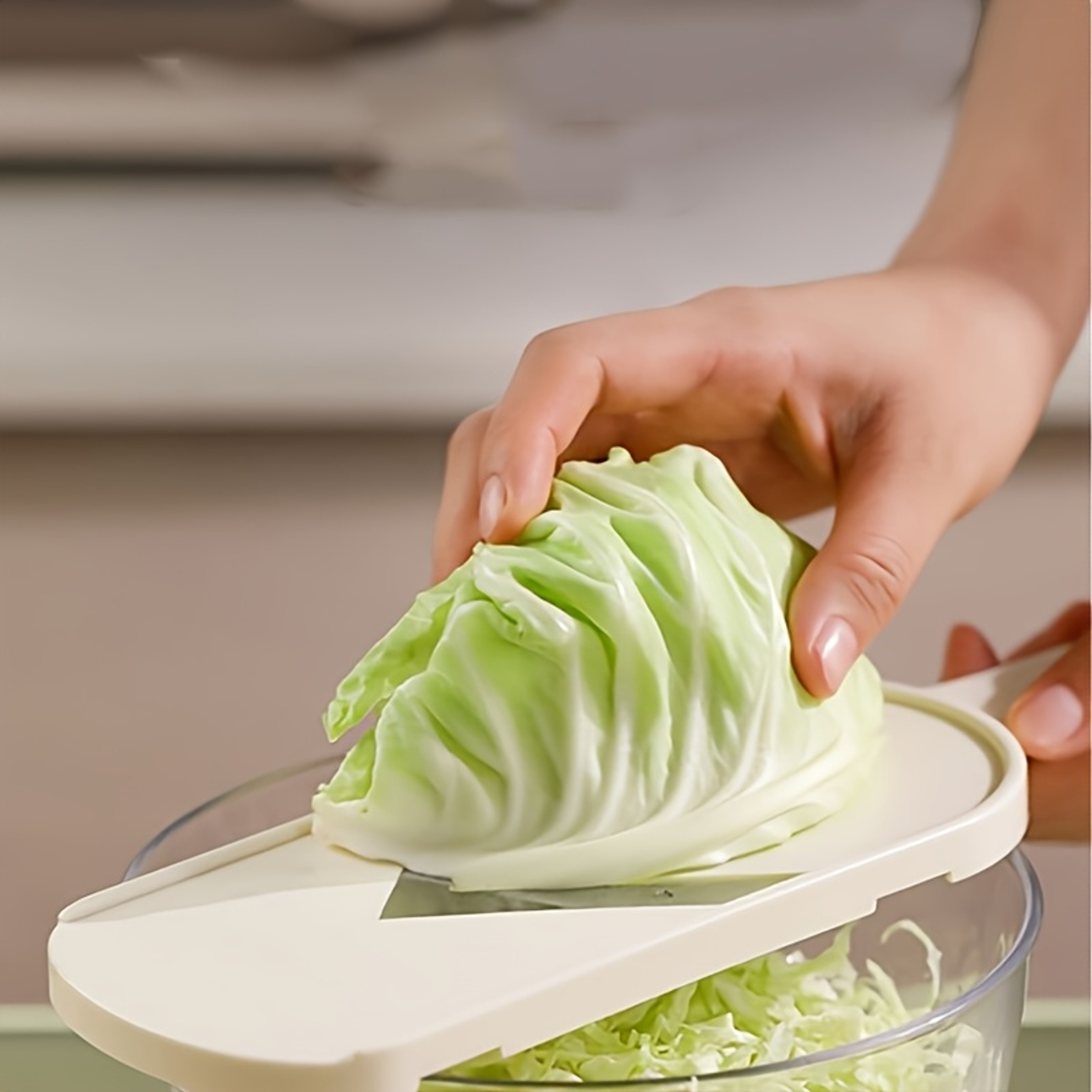 UltraFine Cabbage Grater  Vegetable Slicing Tool For Salads Potatoes Onions  More 2