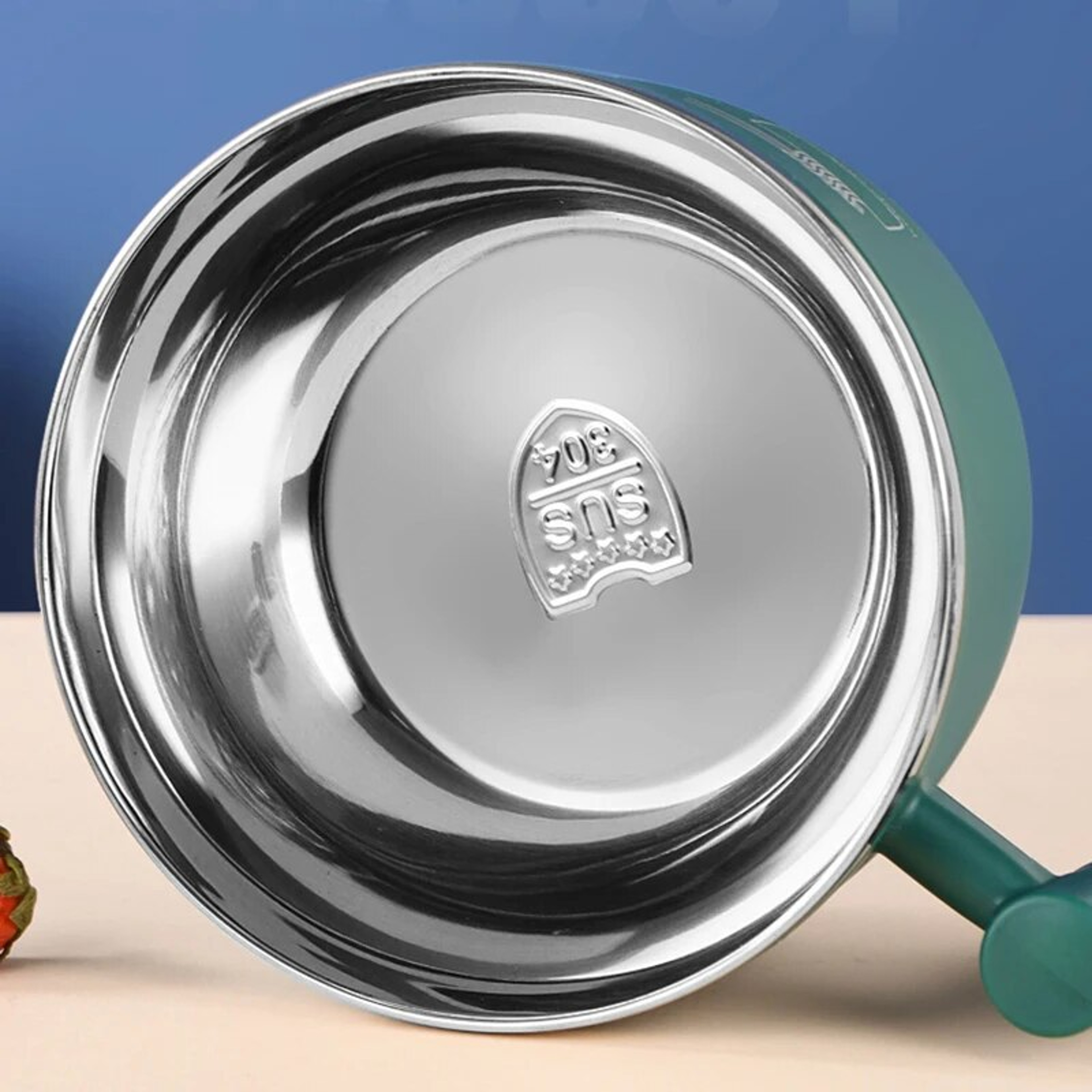 Stainless Steel Instant Noodle Bowl With Lid Portable Sealed Kitchen Drain Bowl 3