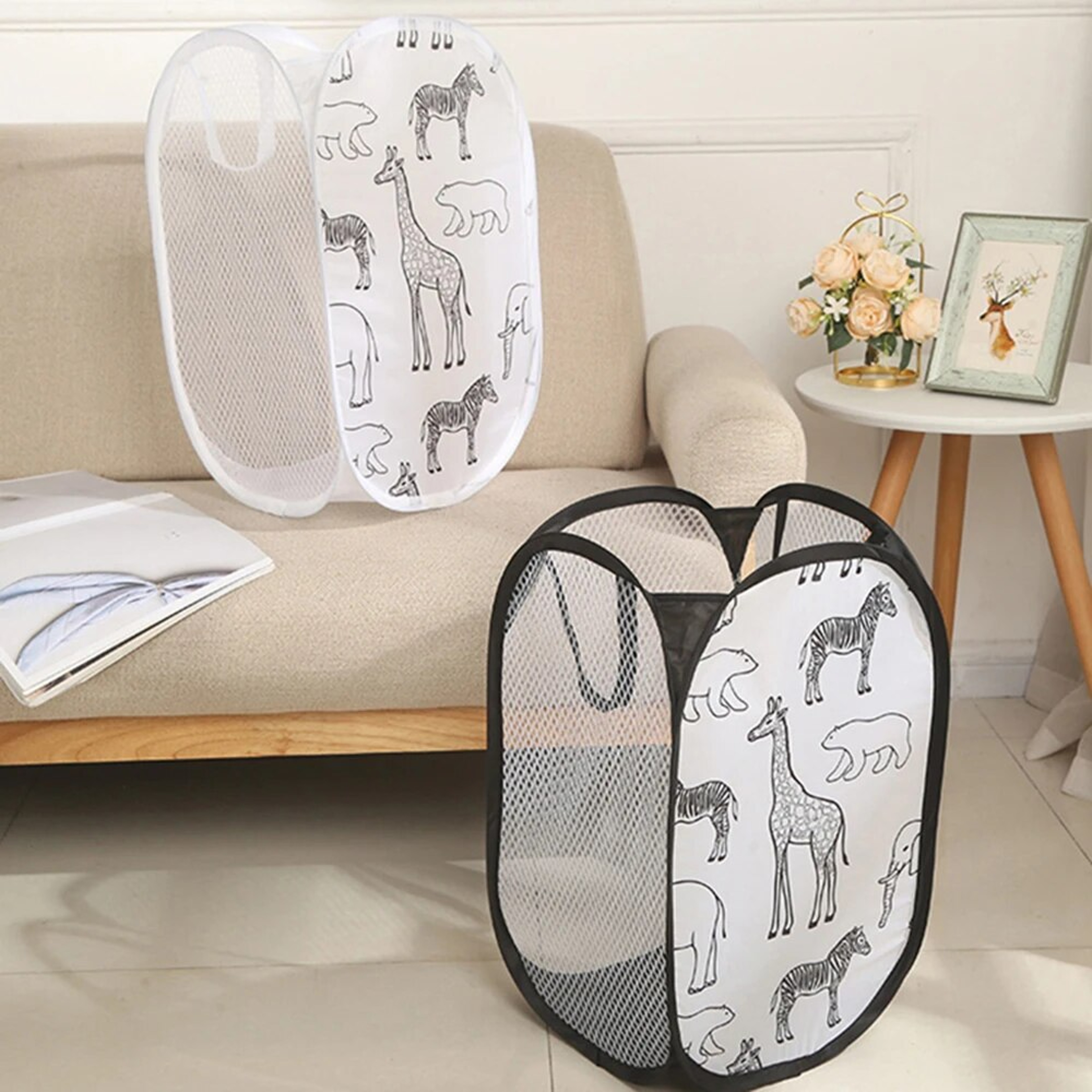 Premium Laundry Storage Basket For Home And Bathroom Organization 0