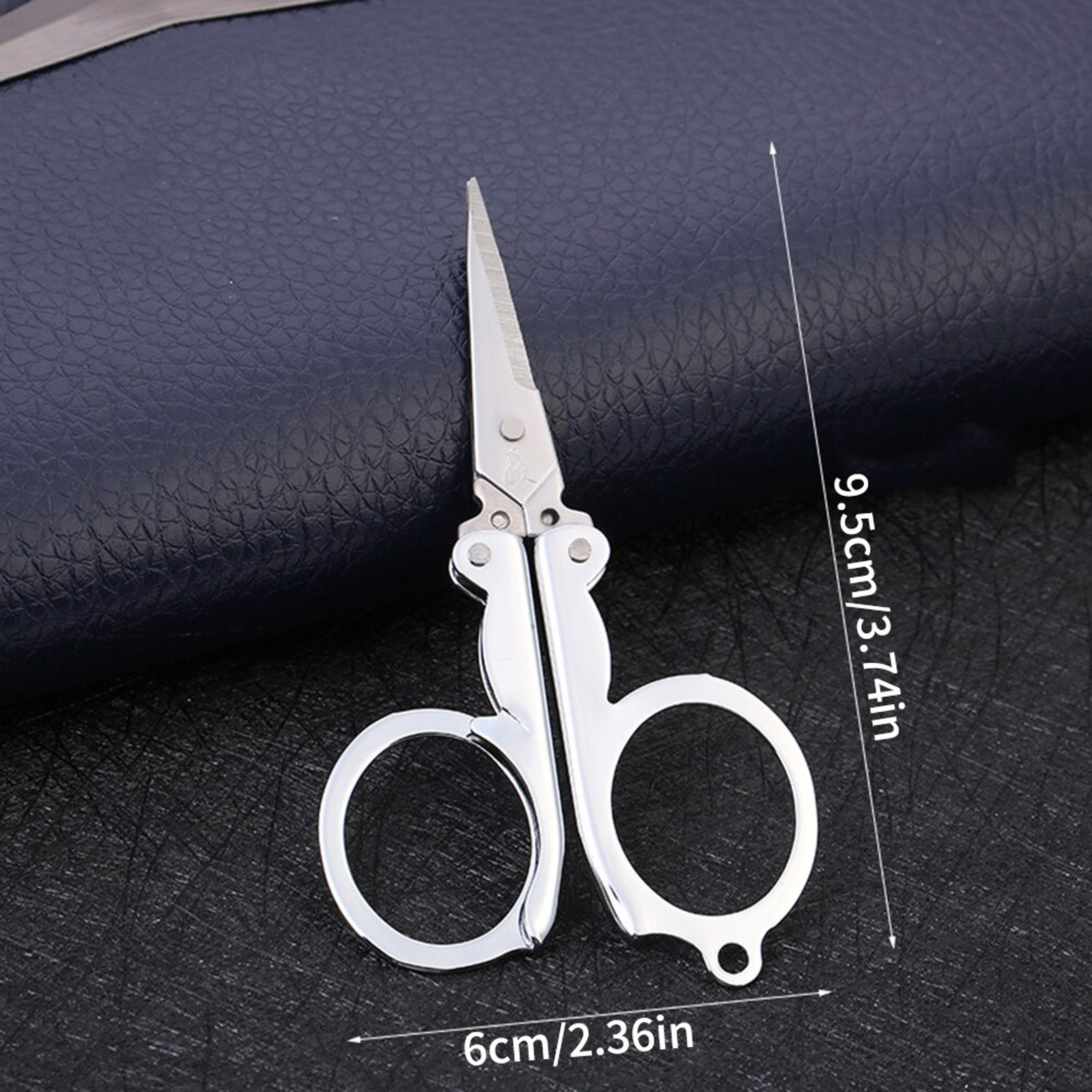 Folding Pocket Scissors  Multifunctional Stainless Steel Mini Scissors For Household Thread Cutting 4