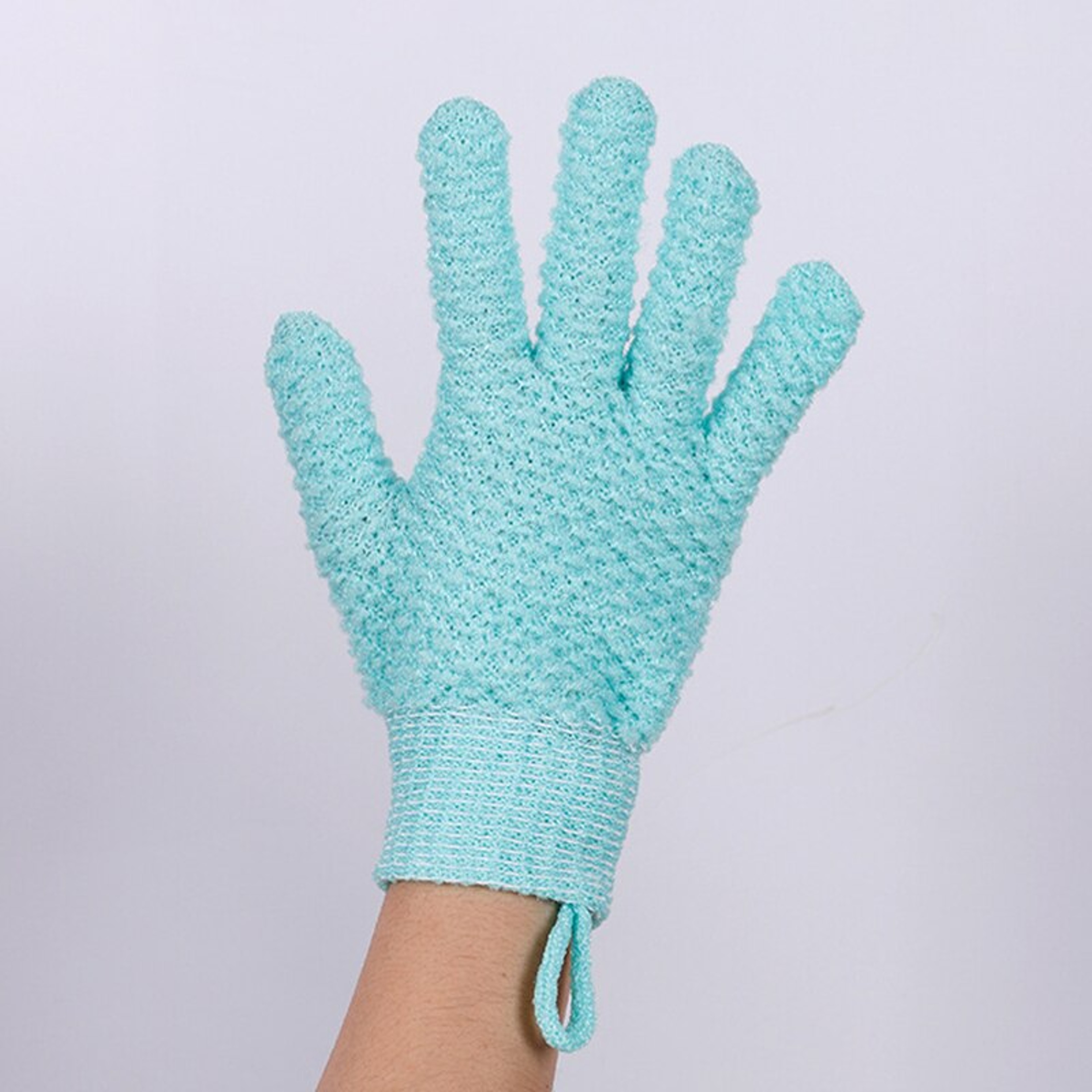 Five Finger Bath Gloves for Body Massage – Creative Spa Scrub Sponge Set for Relaxation and Deodorizing – view 4