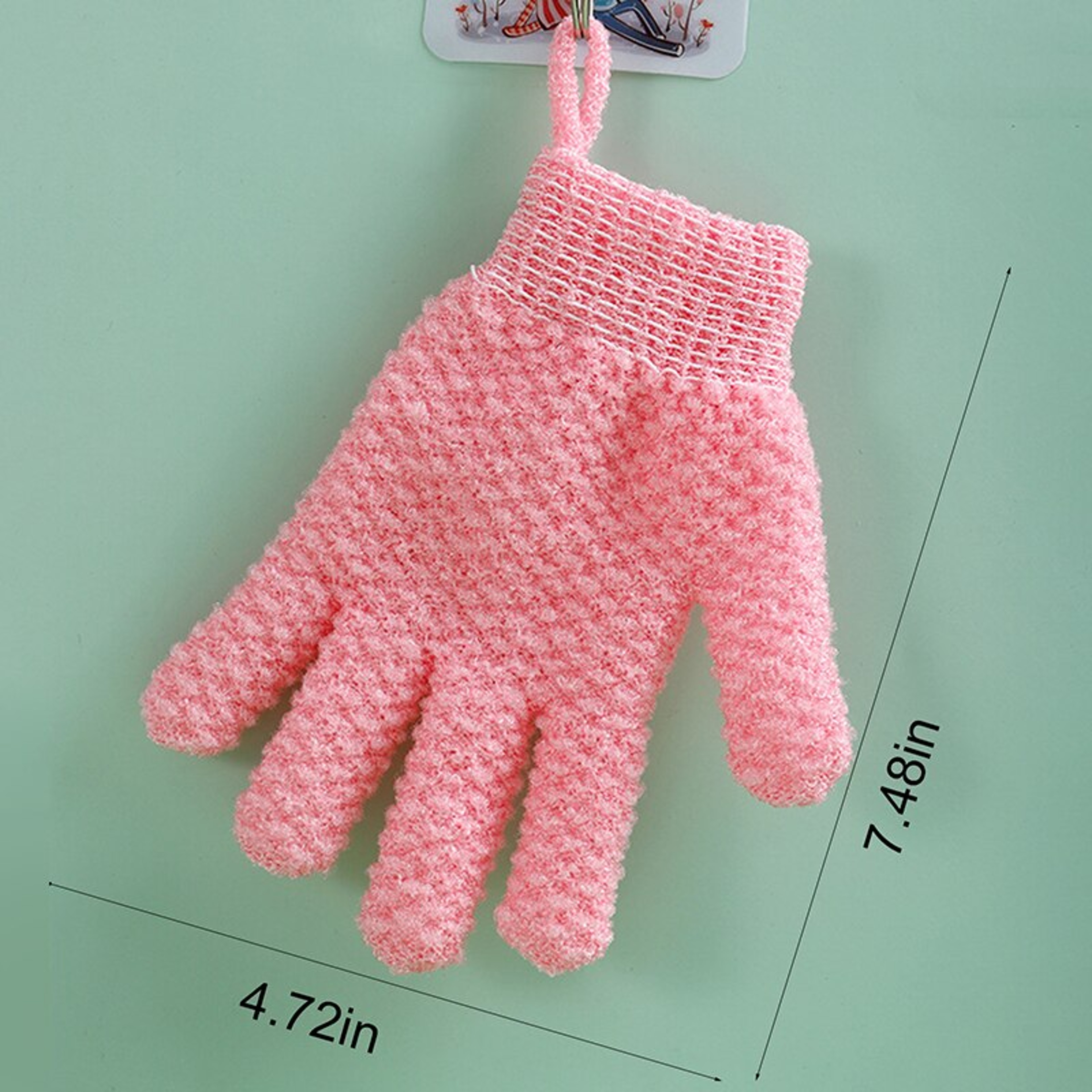 Five Finger Bath Gloves for Body Massage – Creative Spa Scrub Sponge Set for Relaxation and Deodorizing – view 5