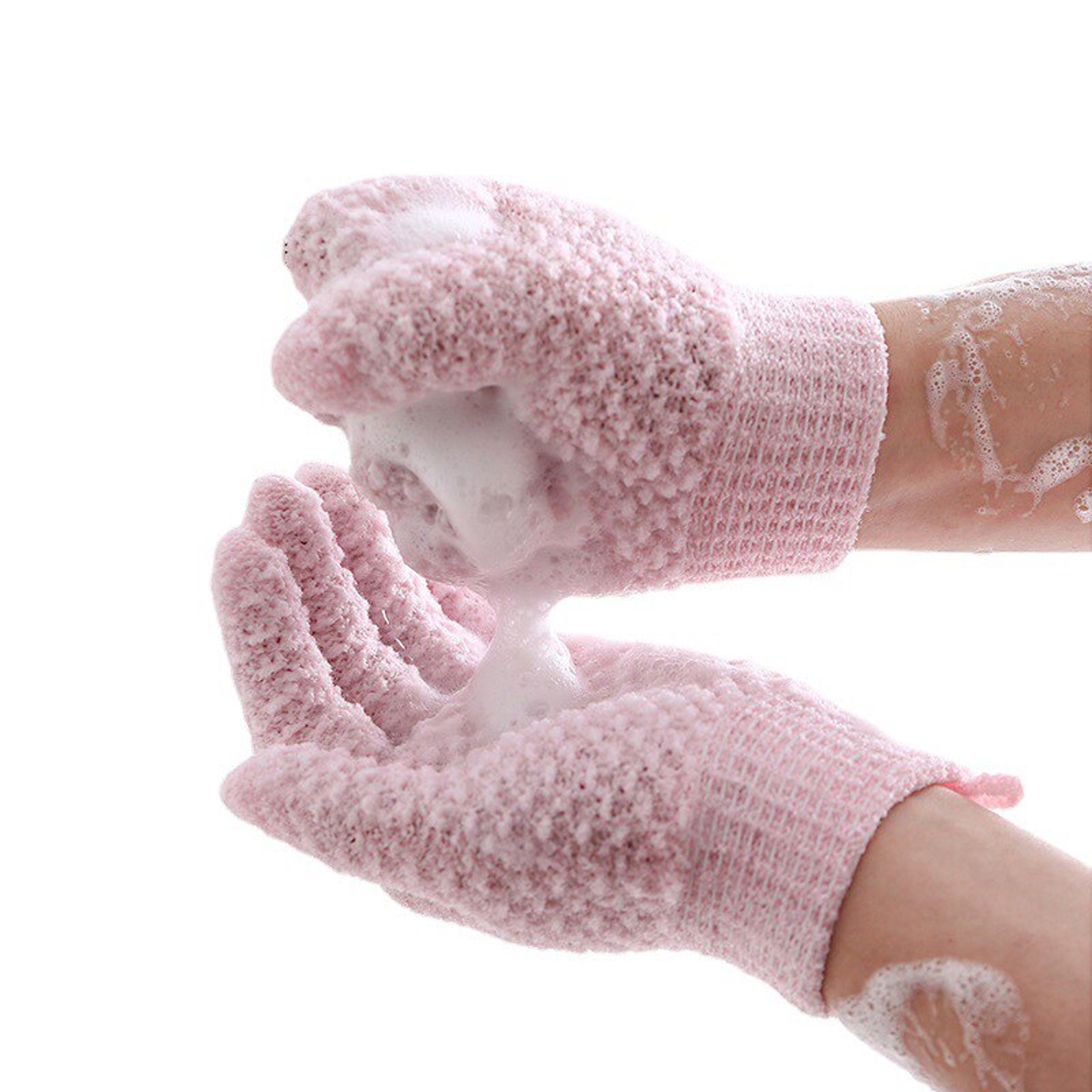 Five Finger Bath Gloves for Body Massage – Creative Spa Scrub Sponge Set for Relaxation and Deodorizing – view 6