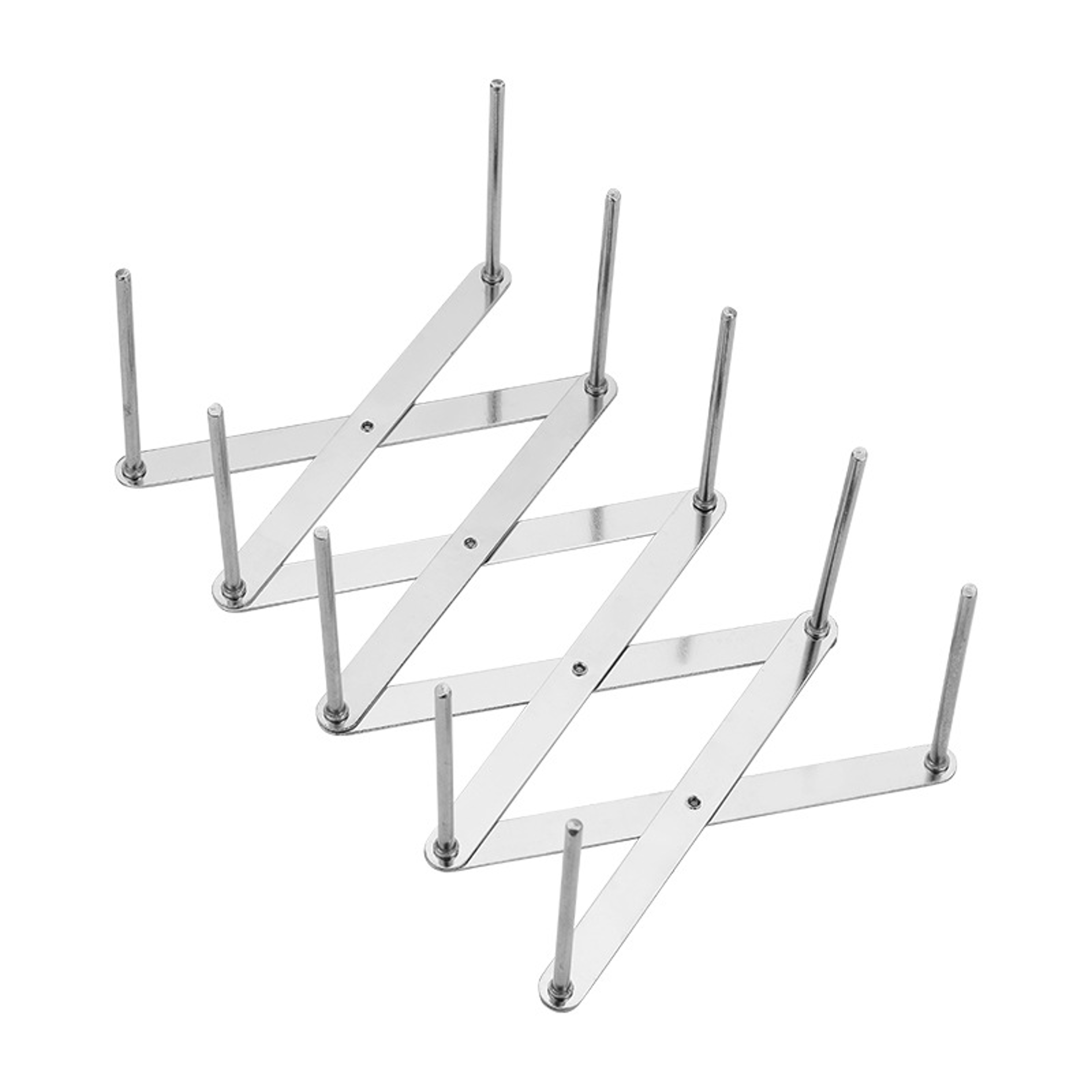 Stainless Steel Dish Rack Adjustable Kitchen Drainer  Foldable Utensil Holder SpaceSaving Design 6