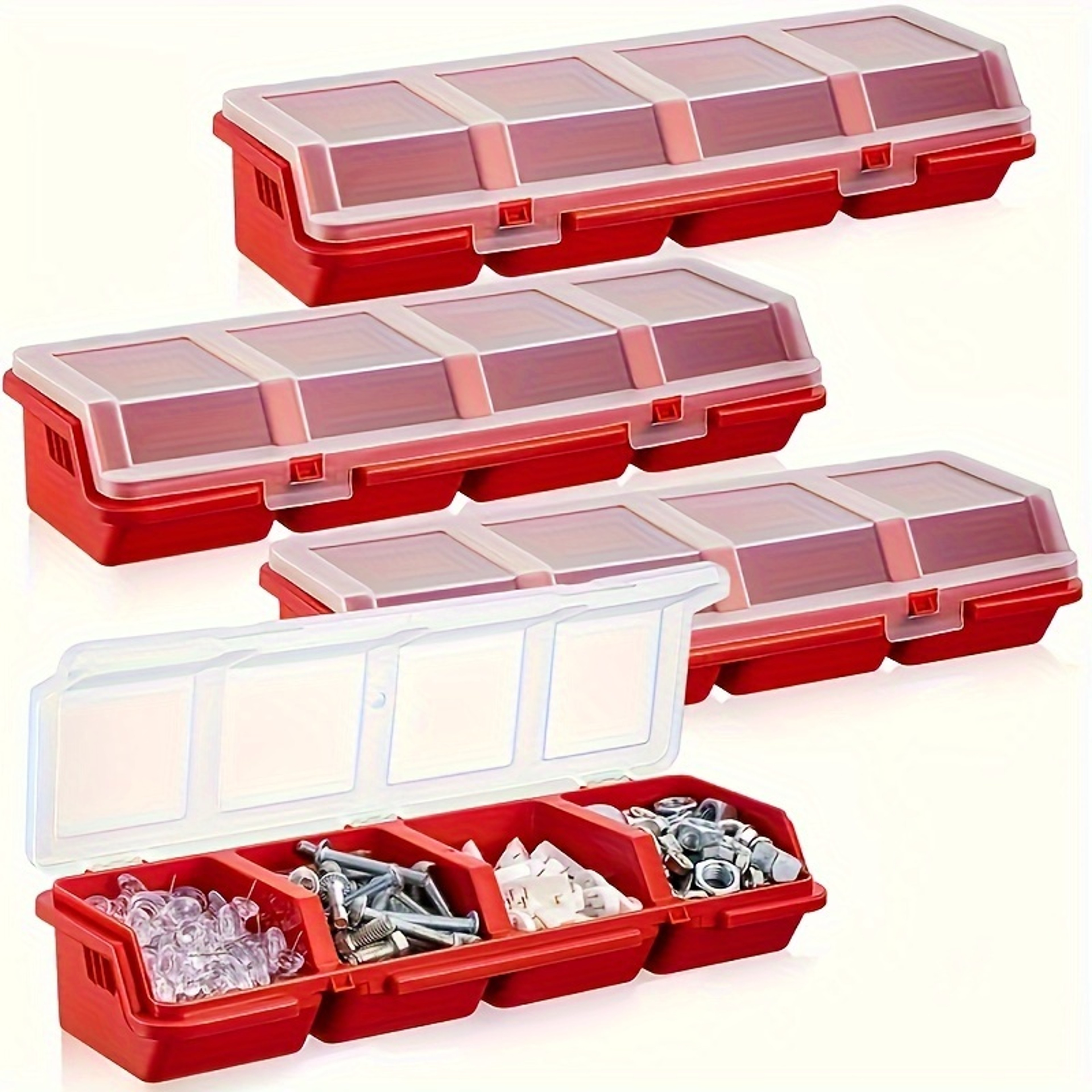 Durable MultiCompartment Organizer Box For Screws Small Parts  Jewelry Storage 1