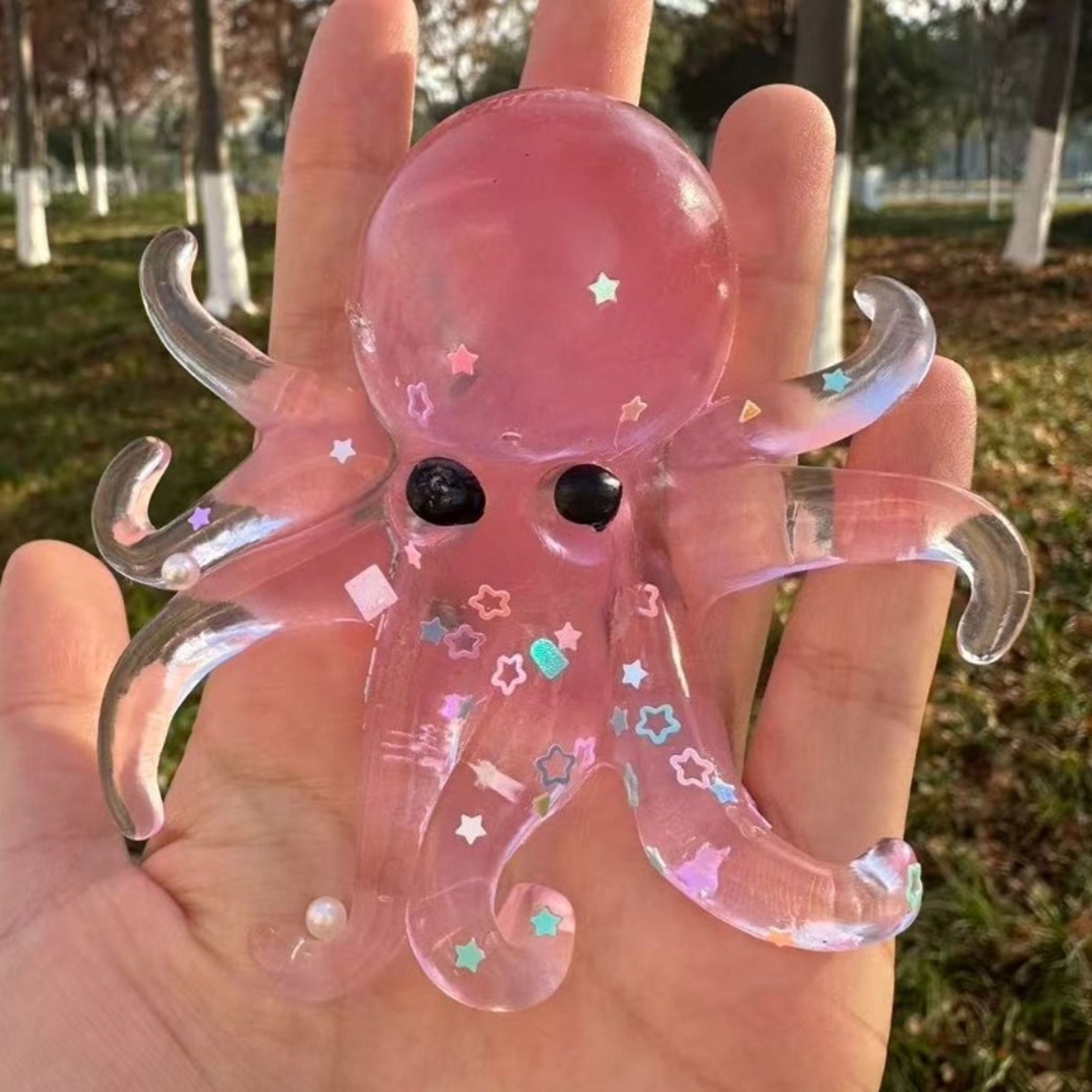 Ocean Octopus Stress Relief Squeeze Fidget Toy  Slow Rebound Stretchable And Relaxing Sensory Decom 0