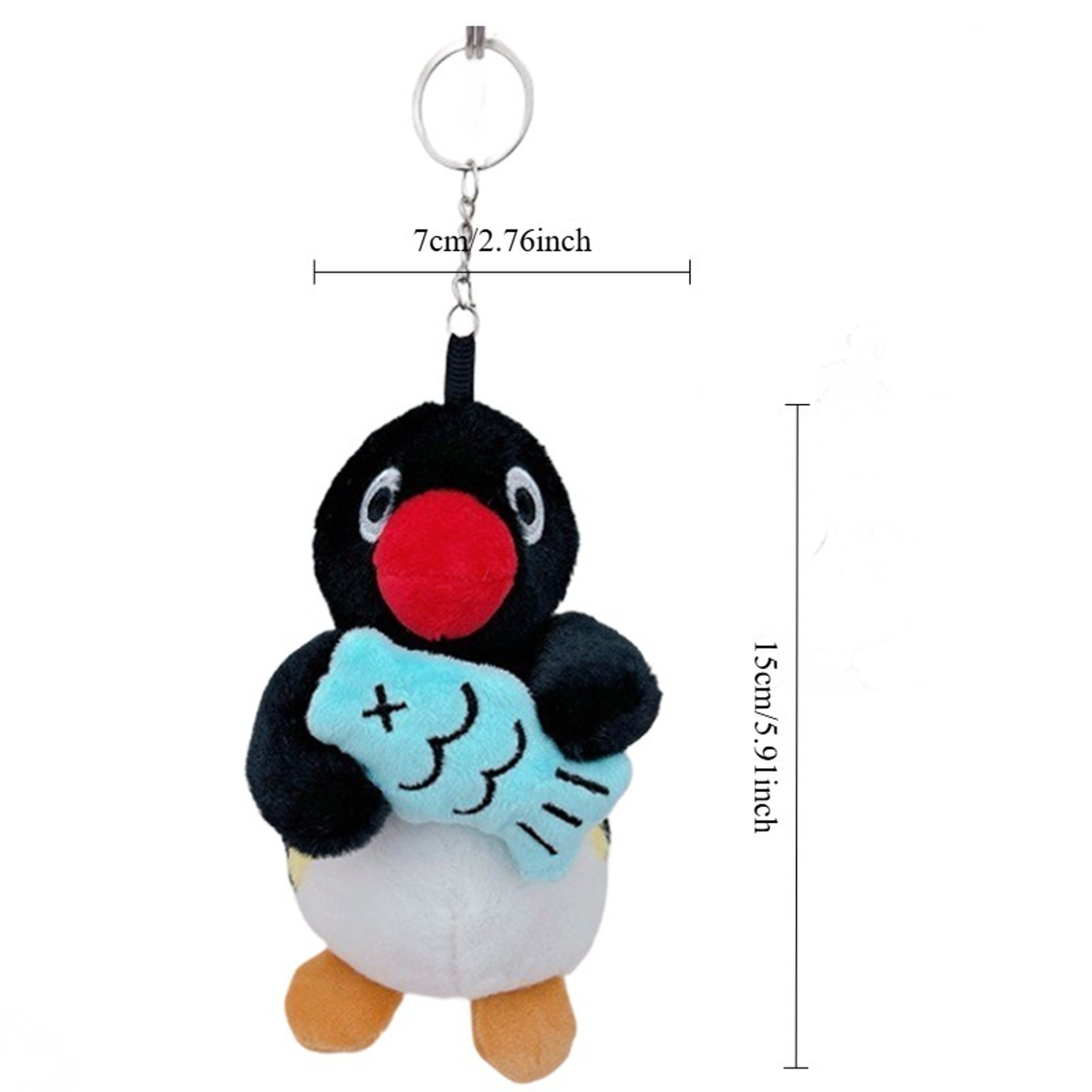Penguin Plush Keychain  Cute Pingu Bag Accessory For Backpack 4